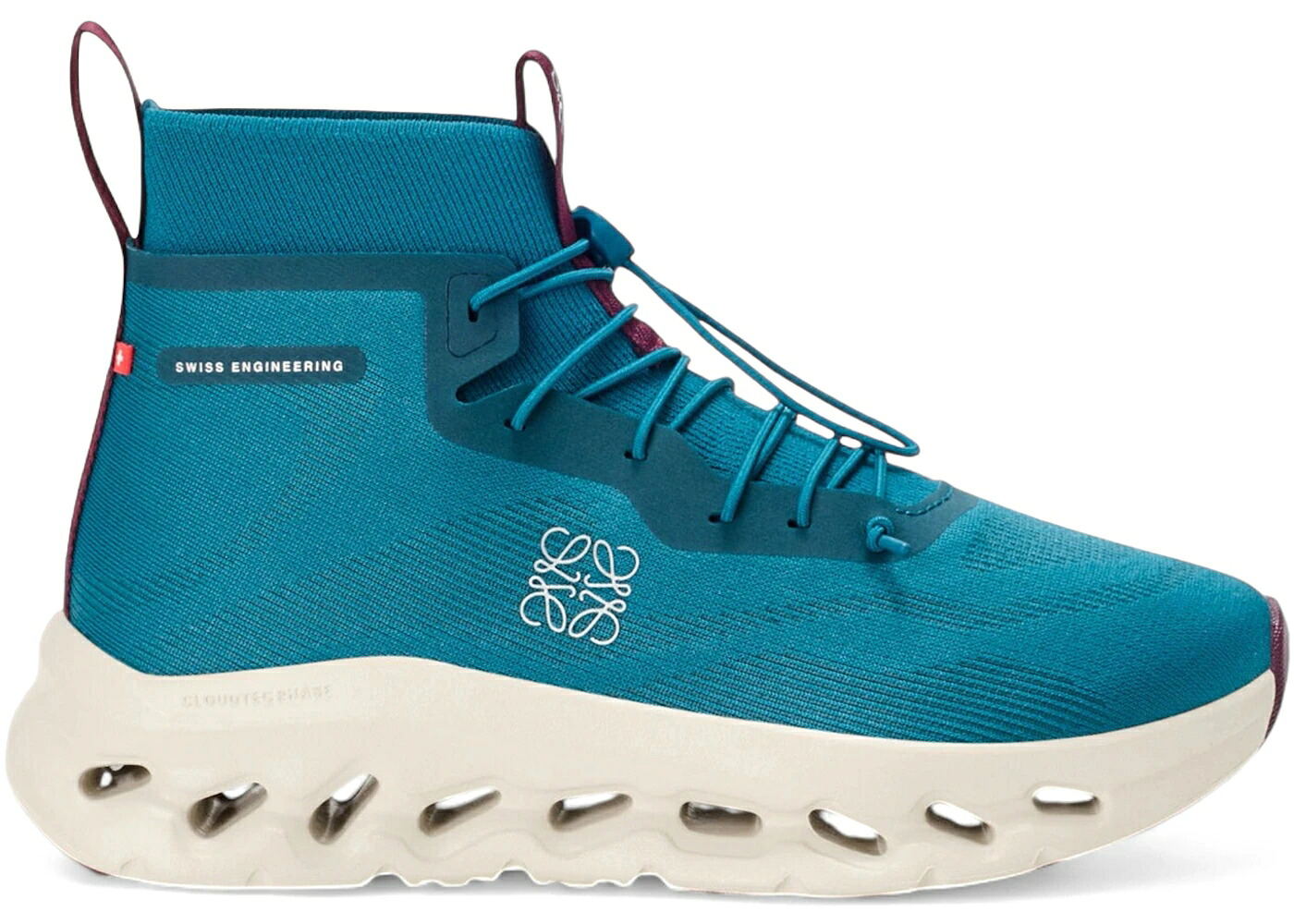 オン ブドウ酒色 バーガンディー WOMEN\u0027S スニーカー レディース ON RUNNING CLOUDTILT HI LOEWE TEAL OATMEAL BURGUNDY (WOMEN\u0027S) / TEAL OATMEAL BURGUNDY