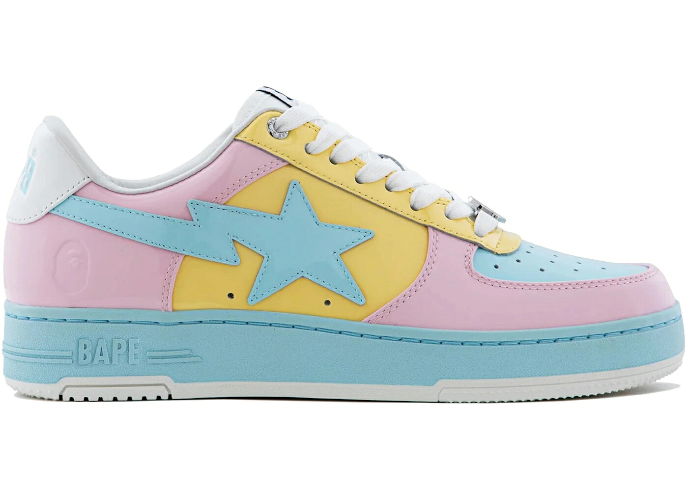 ベイプ 専売特許 サクラ色 #6 スニーカー メンズ BAPE A BATHING APE STA PATENT SAX PINK /