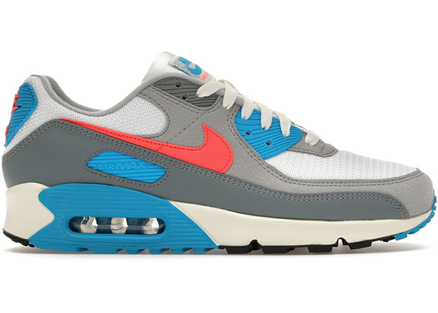 ナイキ マックス 縮くれる ウェイブ 冷やりとした 薄墨色 薄墨色 エア湖マックス スニーカー メンズ NIKE AIR MAX 90 WAVE PACK COOL GREY INFRARED / COOL GREY INFRARED 23