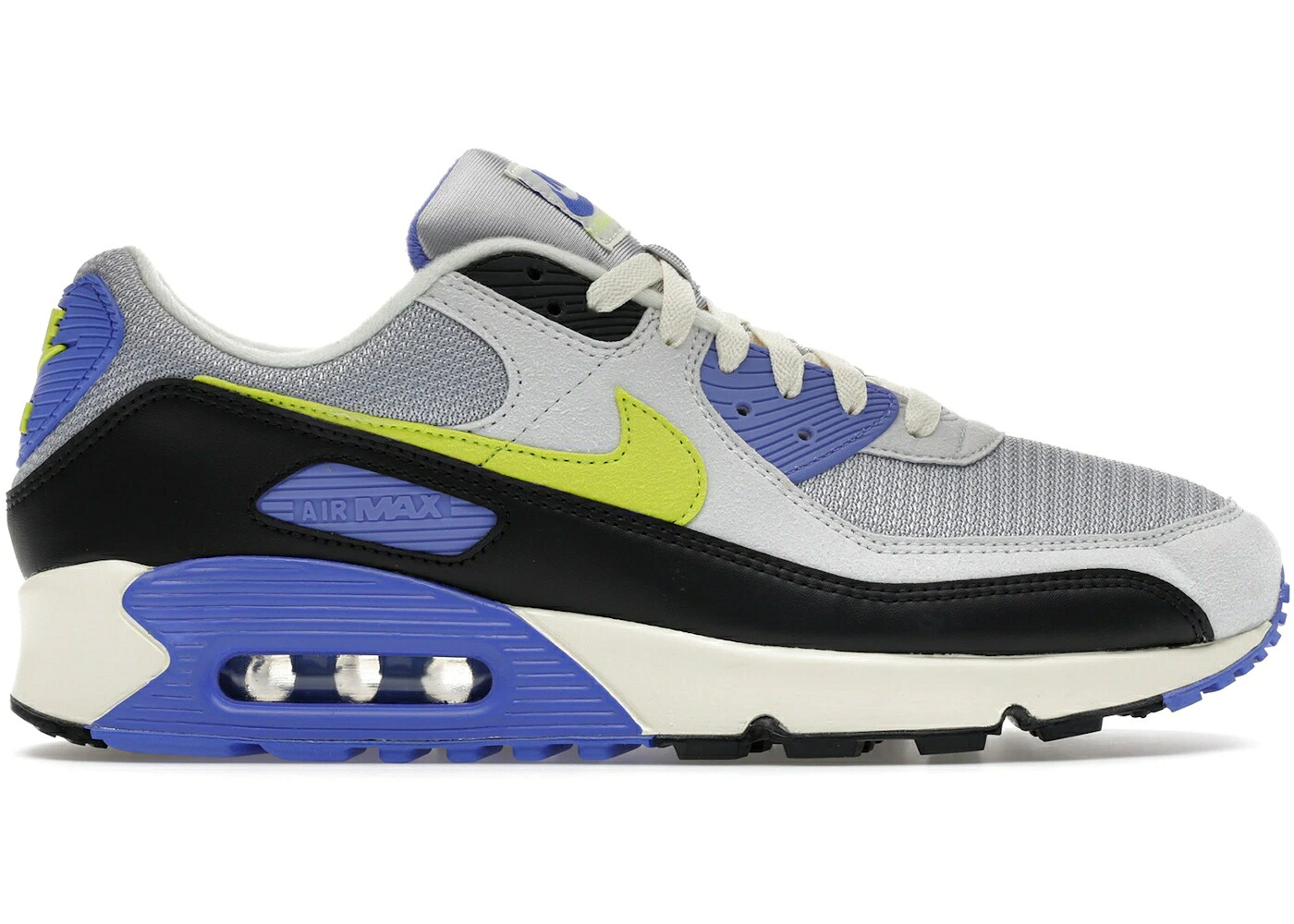 ナイキ マックス 縮くれる ウェイブ 青碧 青碧 エア湖マックス スニーカー メンズ NIKE AIR MAX 90 WAVE PACK PHOTON DUST BLUE CYBER / PHOTON DUST PHOTO BLUE CYBER