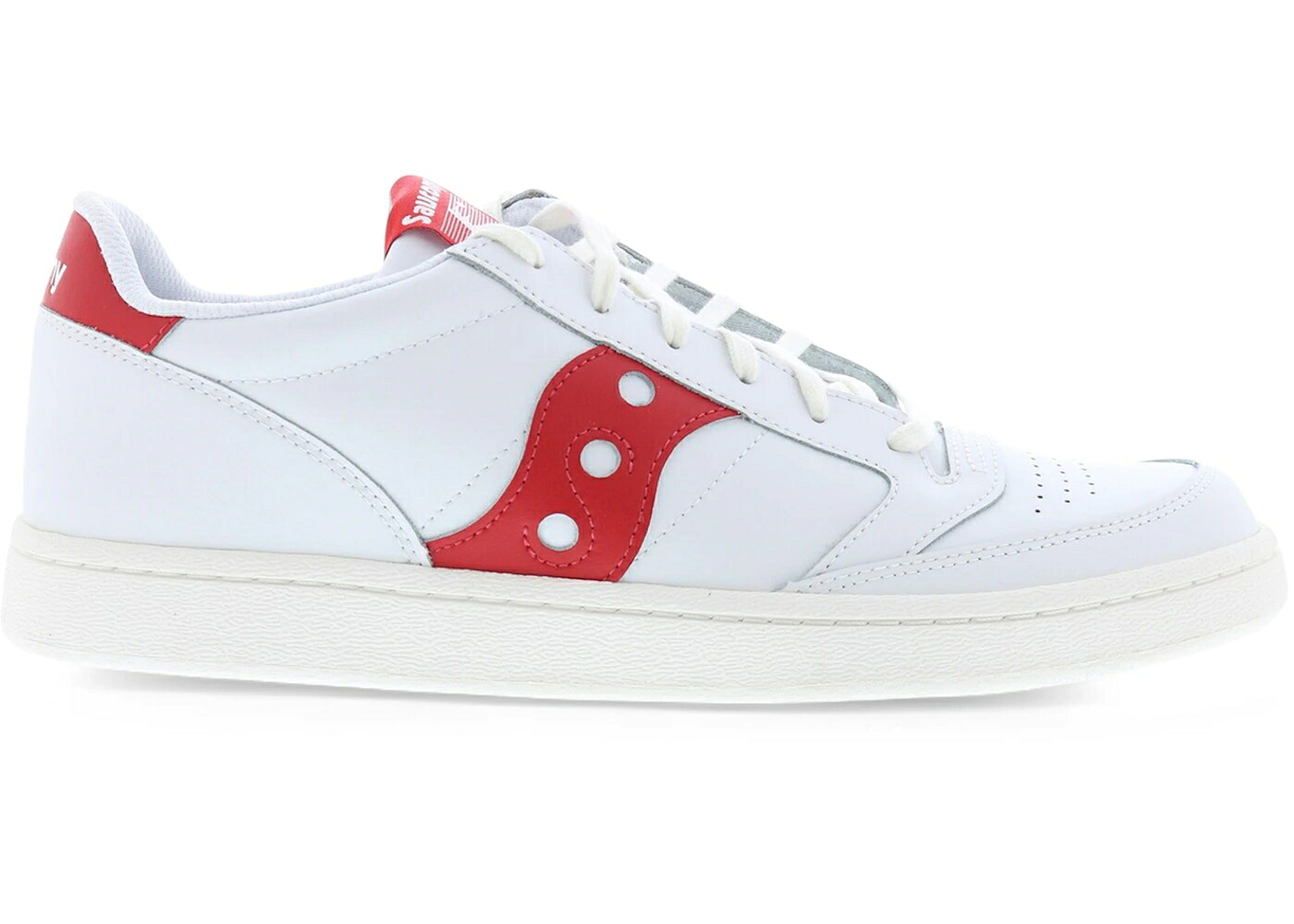 サッカニー ジャズ コート 白色 ホワイト 赤 レッド スニーカー メンズ SAUCONY JAZZ COURT PU WHITE RED / WHITE RED|スニケス
