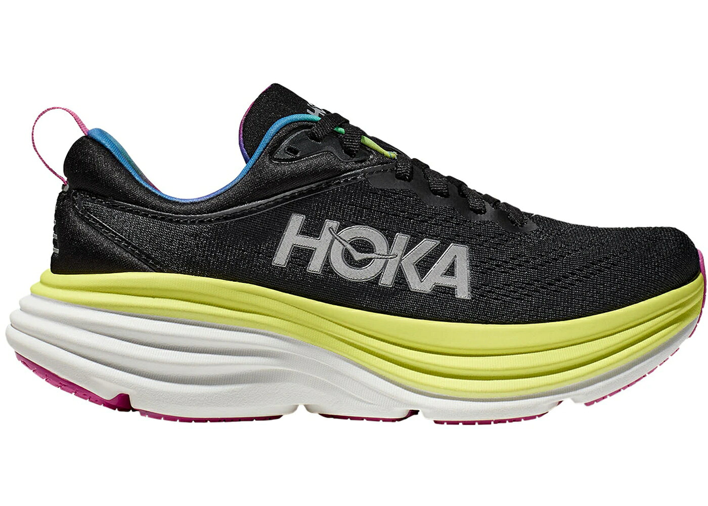 ホカオネオネ 黒いこと 黒いこと スニーカー メンズ HOKA ONE ONE HOKA ONE BONDI 8 BLACK CITRUS / BLACK CITRUS