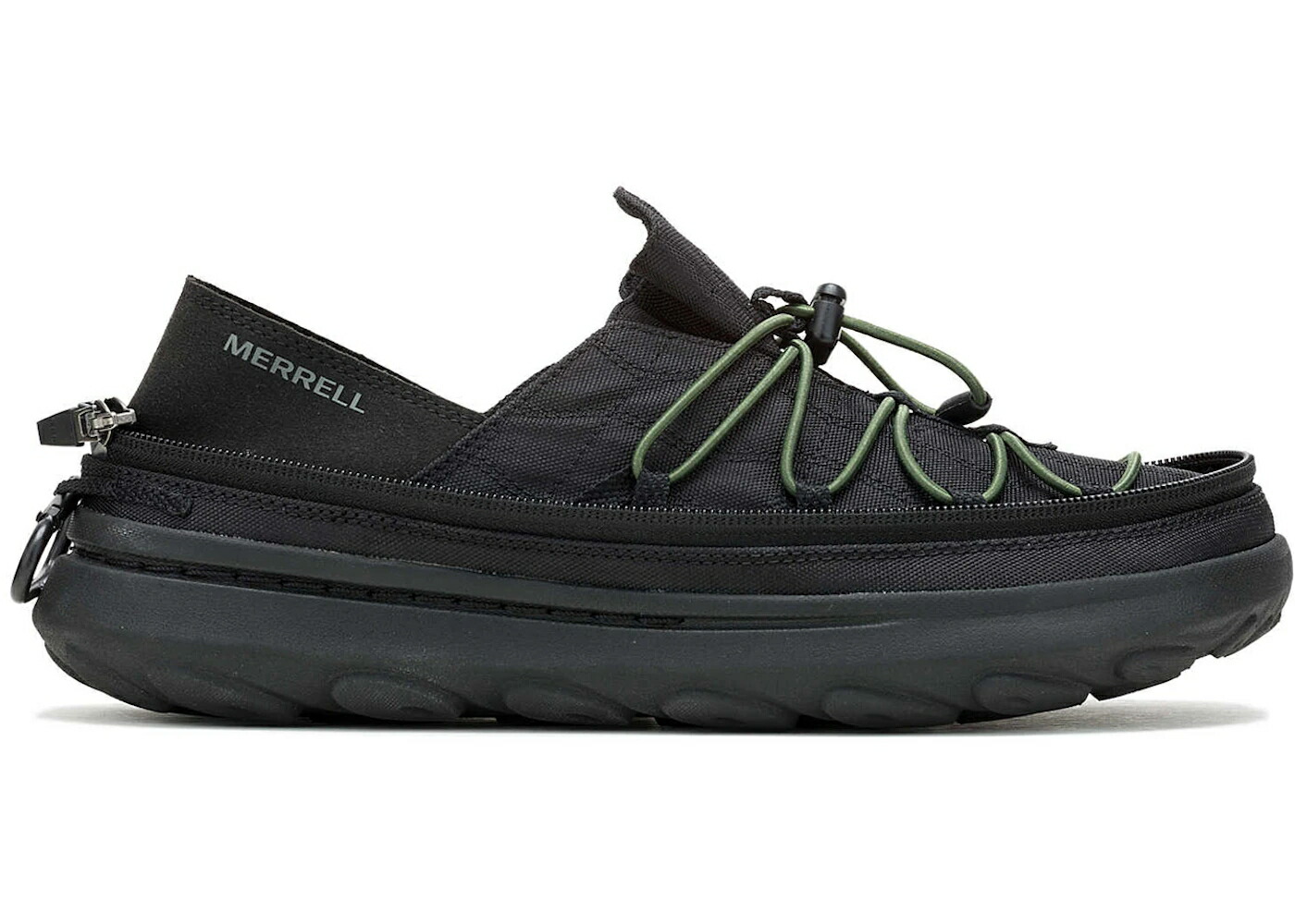 メレル 黒色 ブラック 2個入ABLE スニーカー メンズ MERRELL HUT MOC 2 PACKABLE ZIP OFF 1TRL BLACK /｜スニケス
