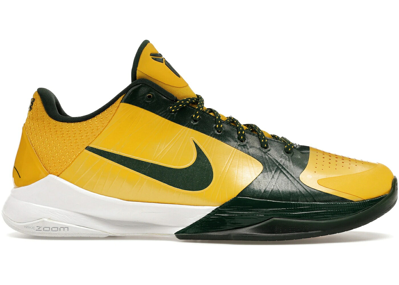 ナイキ コービー ディープ フォレスト 白いこと 白いこと スニーカー メンズ NIKE KOBE 5 RICE AWAY / VARSITY MAIZE DEEP FOREST WHITE