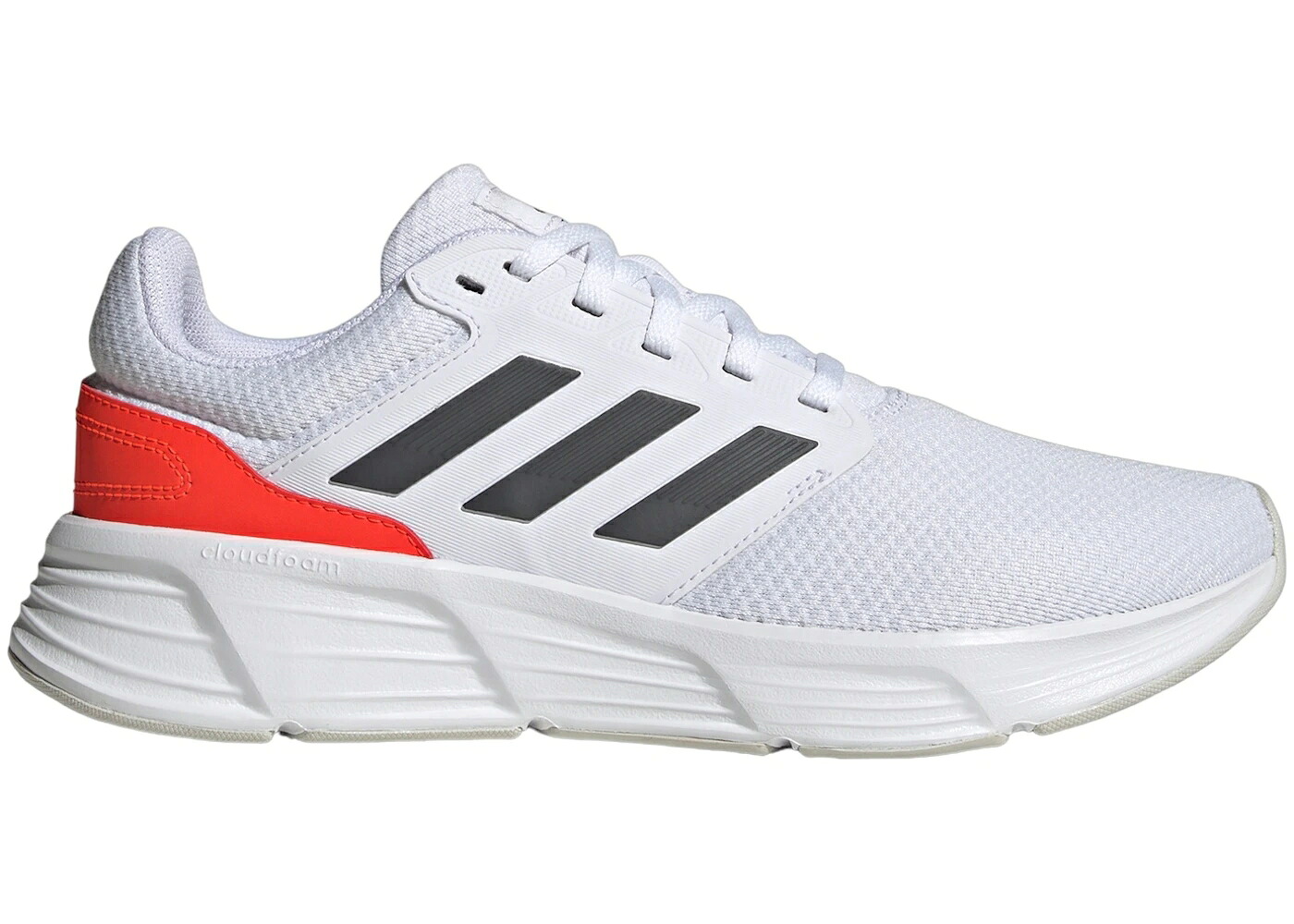 アディダス 小宇宙 白いこと 白いこと 薄墨色 薄墨色 赤 赤いこと スニーカー メンズ ADIDAS GALAXY 6 CLOUD WHITE GREY SOLAR RED / CLOUD WHITE GREY FIVE SOLAR RED