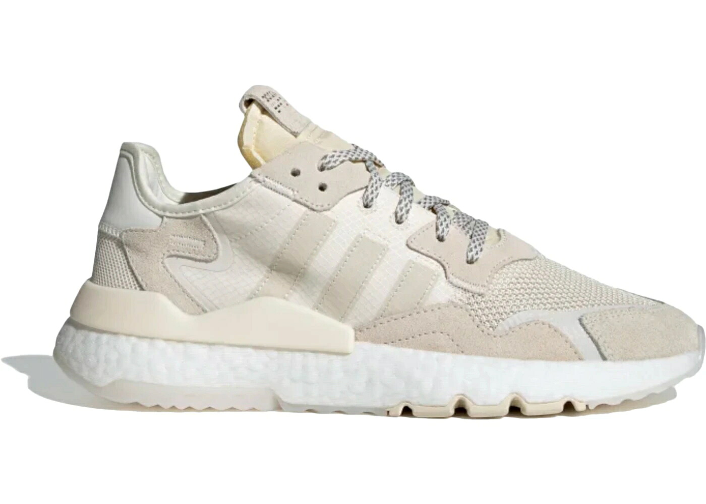 アディダス ジョガーパンツ 白いこと 白いこと スニーカー メンズ ADIDAS NITE JOGGER CHALK WHITE / CHALK WHITE OFF WHITE ECRU TINT