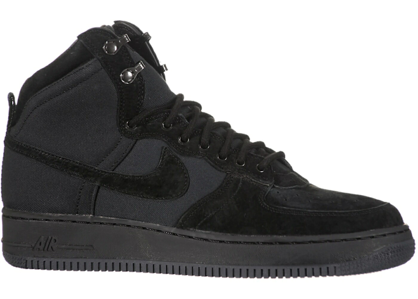 ナイキ ご機嫌 ブーツ 黒いこと 黒いこと 空軍 スニーカー メンズ NIKE AIR FORCE 1 HIGH DECONSTRUCTED MILITARY BOOT BLACK / BLACK BLACK