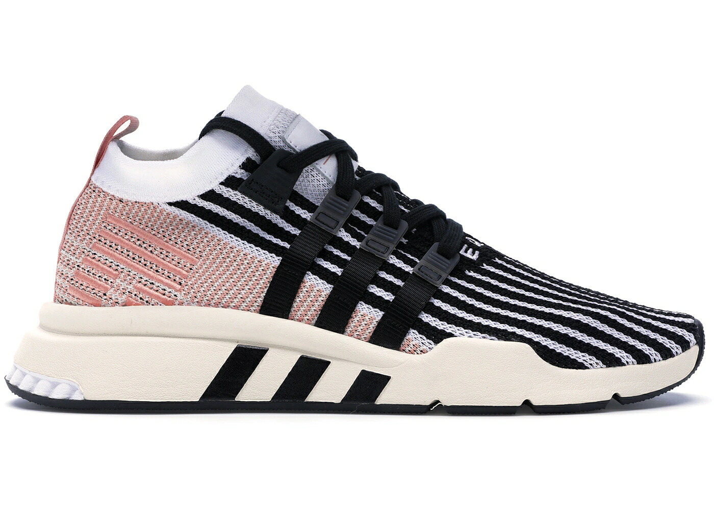 アディダス ミッド 中核グループ 黒いこと 黒いこと さくら色 白いこと 白いこと スニーカー メンズ ADIDAS EQT SUPPORT MID ADV CORE BLACK TRACE PINK / CLOUD WHITE CORE BLACK TRACE