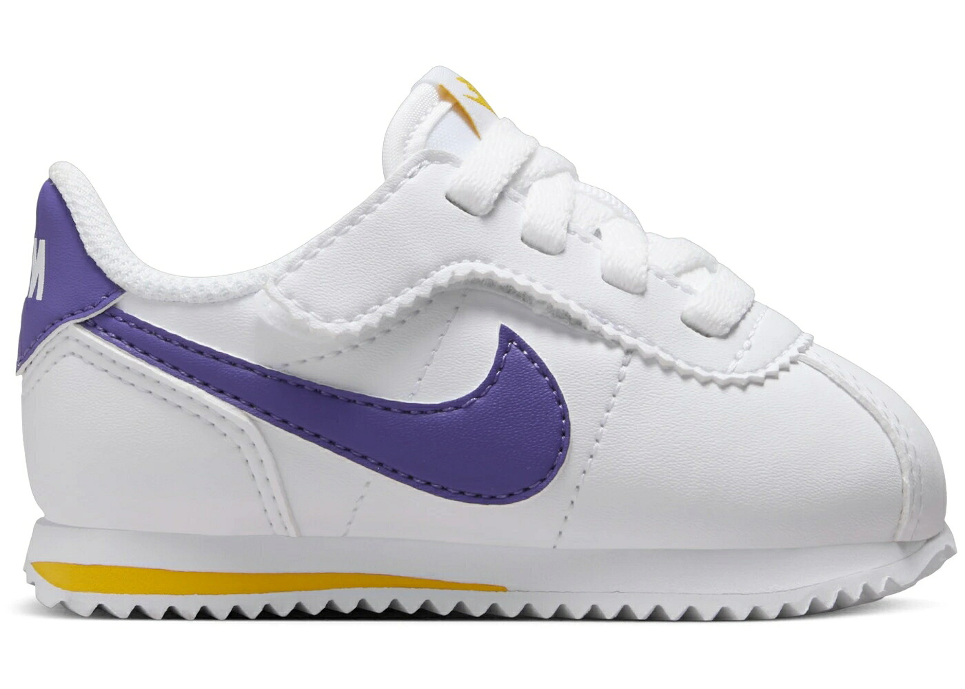 ナイキ コルテッツ 白いこと 白いこと 紫 パープル お坊っちゃん キッズ NIKE CORTEZ EASYON WHITE VARSITY MAIZE PURPLE (I) / WHITE VARSITY MAIZE VARSITY