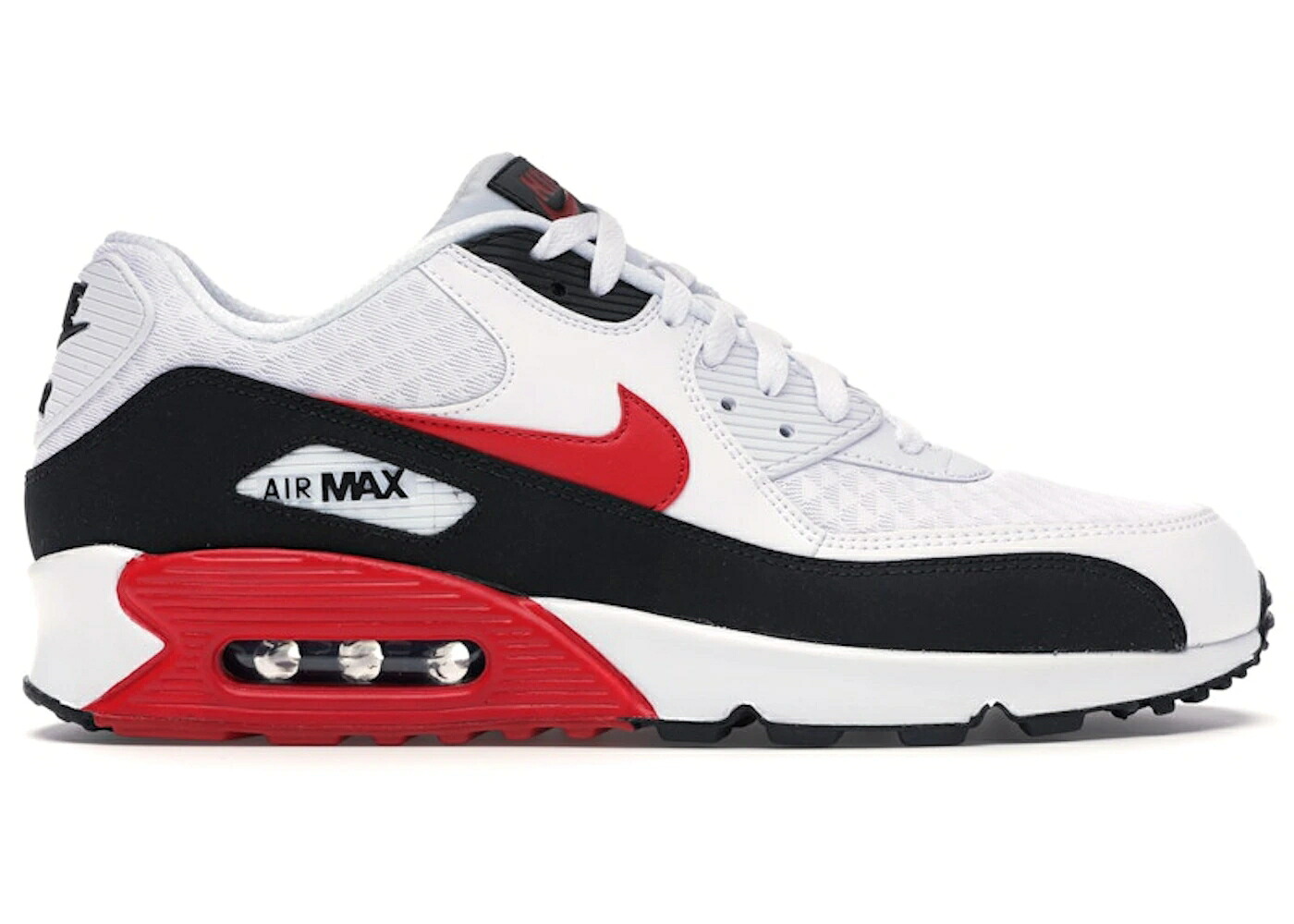 ナイキ マックス 白いこと 白いこと 赤 赤いこと 黒いこと 黒いこと エア湖マックス スニーカー メンズ NIKE AIR MAX 90 WHITE UNIVERSITY RED BLACK / WHITE UNIVERSITY RED BLACK