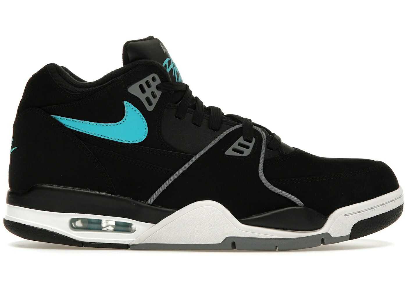 ナイキ 航空 黒いこと 黒いこと アクア 白いこと 白いこと \u002789 スニーカー メンズ NIKE AIR FLIGHT BLACK NOISE AQUA / BLACK BLACK NOISE AQUA WHITE