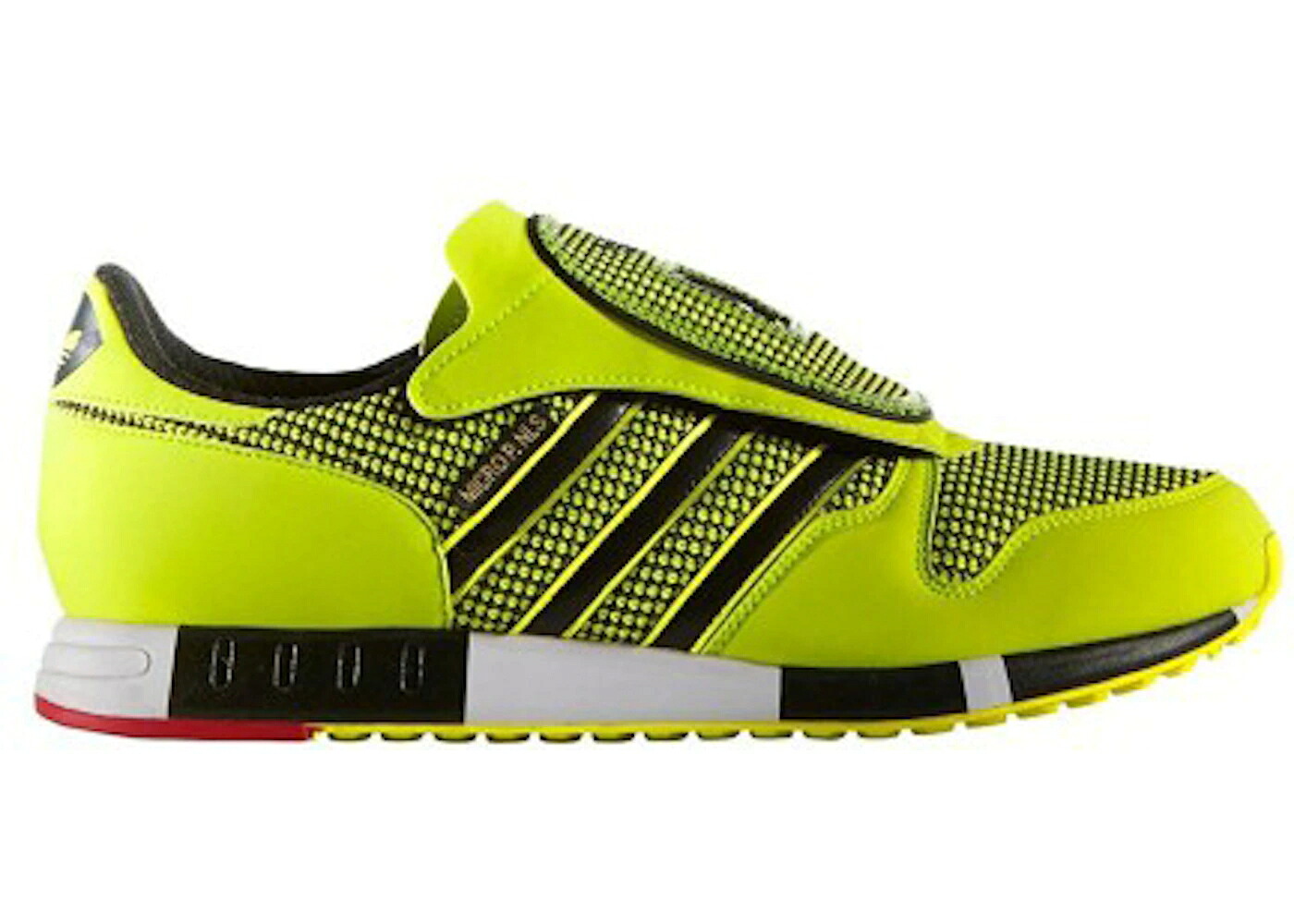 アディダス 黄味がかった 黄色 赤 赤いこと スニーカー メンズ ADIDAS MICROPACER OG SOLAR YELLOW / SOLAR YELLOW JUNGLE INK RED