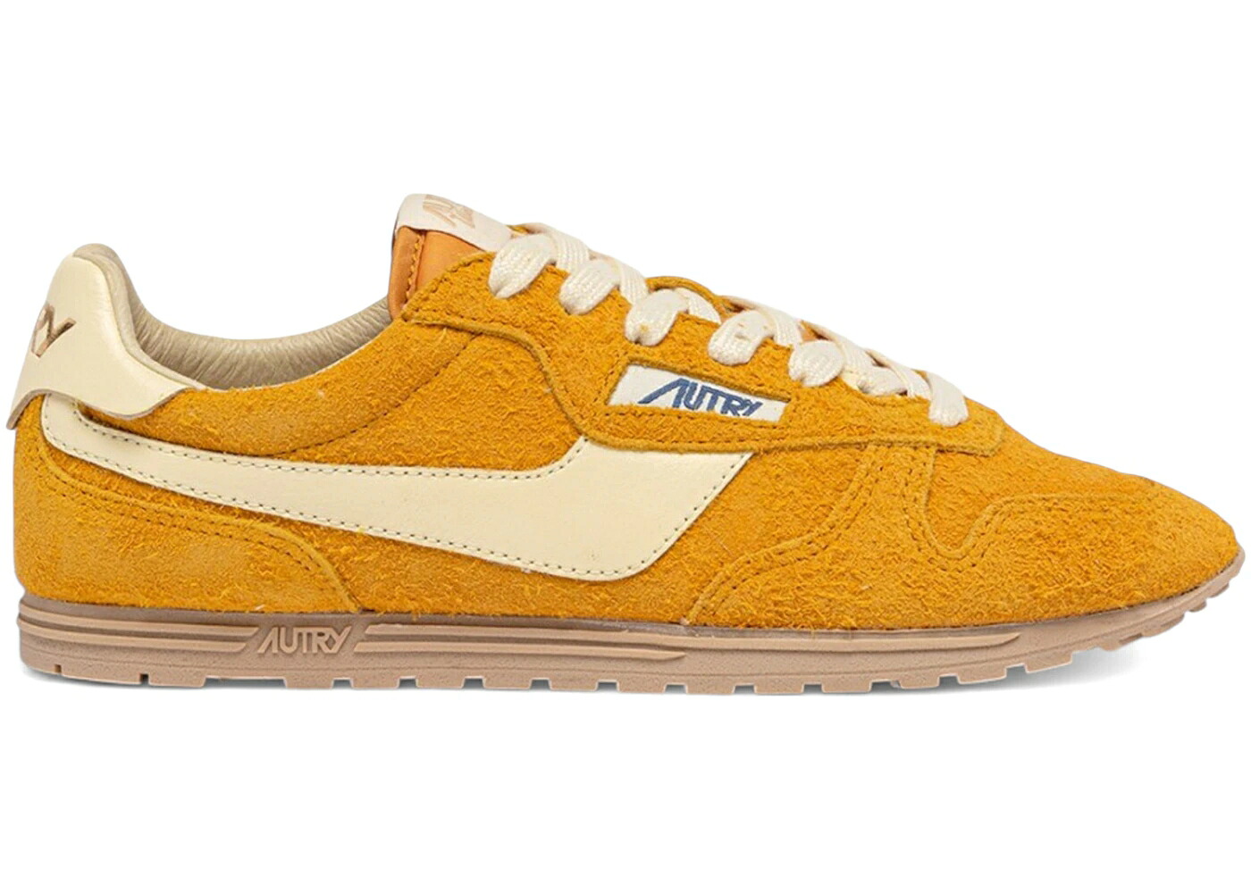 黄味がかった 黄色 スニーカー メンズ AUTRY WINDSPIN LOW MINERAL YELLOW RUTABAGA / MINERAL YELLOW RUTABAGA