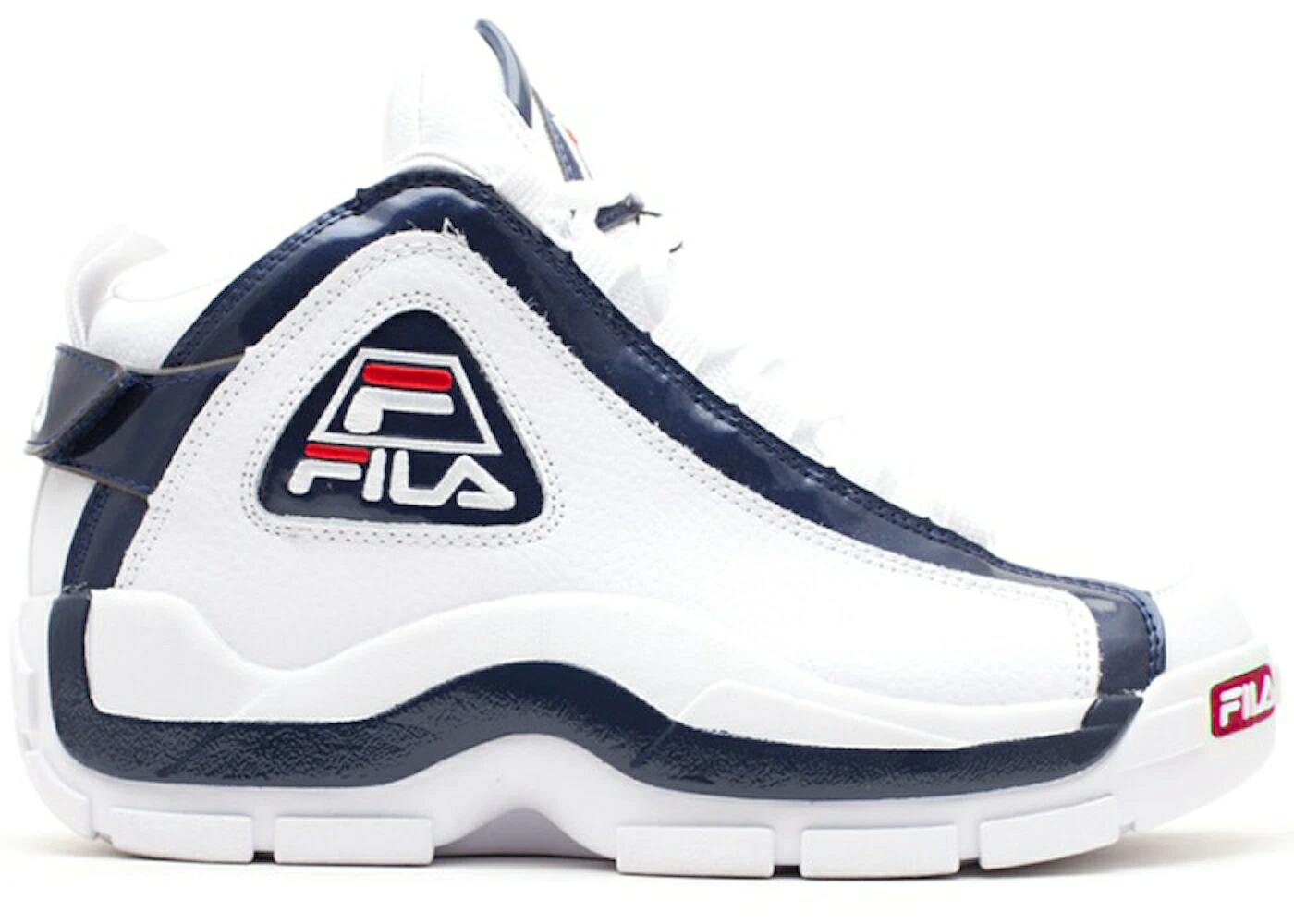 フィラ 白いこと 白いこと 紺色 米国海軍 赤 赤いこと グラント吸血鬼 スニーカー メンズ FILA GRANT HILL 2 OG WHITE (1996) / WHITE NAVY RED