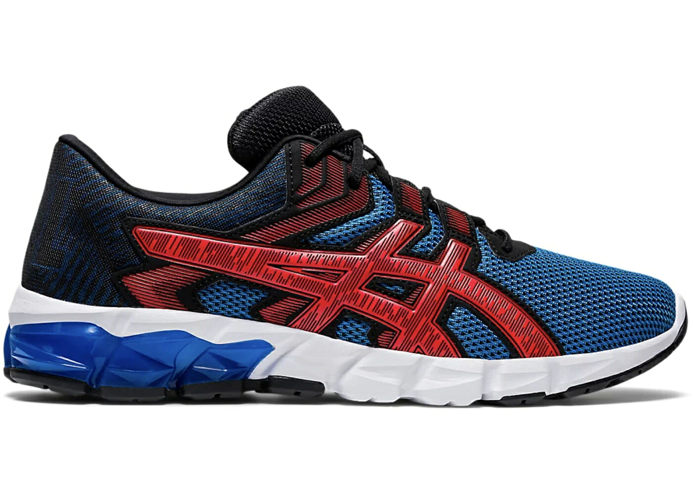 アシックス 青碧 青碧 赤 赤いこと スニーカー メンズ ASICS GEL-QUANTAM 90 2 ELECTRIC BLUE RED / ELECTRIC BLUE FIERY RED