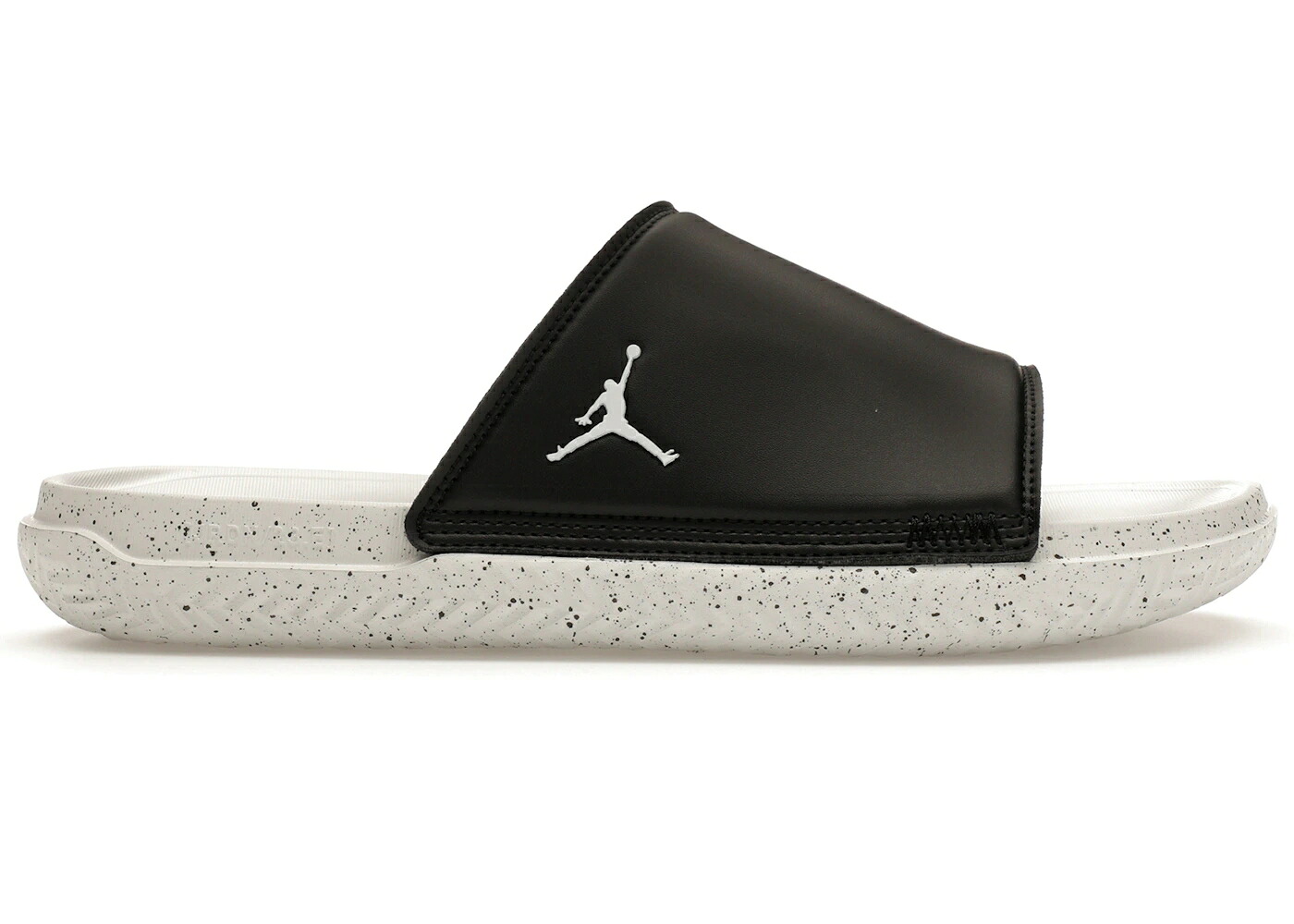 ナイキ ジョーダン サンダル 黒色 ブラック 灰色 シメント スニーカー メンズ JORDAN PLAY SLIDE BLACK CEMENT / BLACK PHOTON DUST|スニケス
