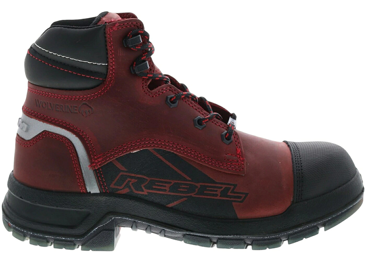 ウルヴァリン 寄せあわせ ブーツ 赤 赤いこと スニーカー メンズ WOLVERINE ランダムアクセス記憶装置 TRUCKS COLLECTION TRADESMAN SAFETY TOE BOOTS RED /