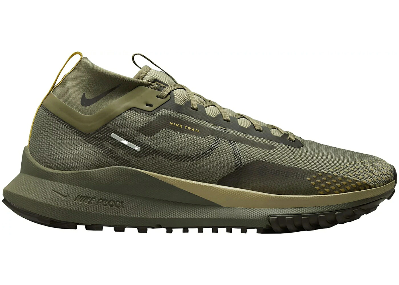 ナイキ リアクト ペガサス ゴアテックス オリーブ スニーカー メンズ NIKE REACT PEGASUS TRAIL 4 GORE-TEX MEDIUM OLIVE / MEDIUM OLIVE NEUTRAL OLIVE