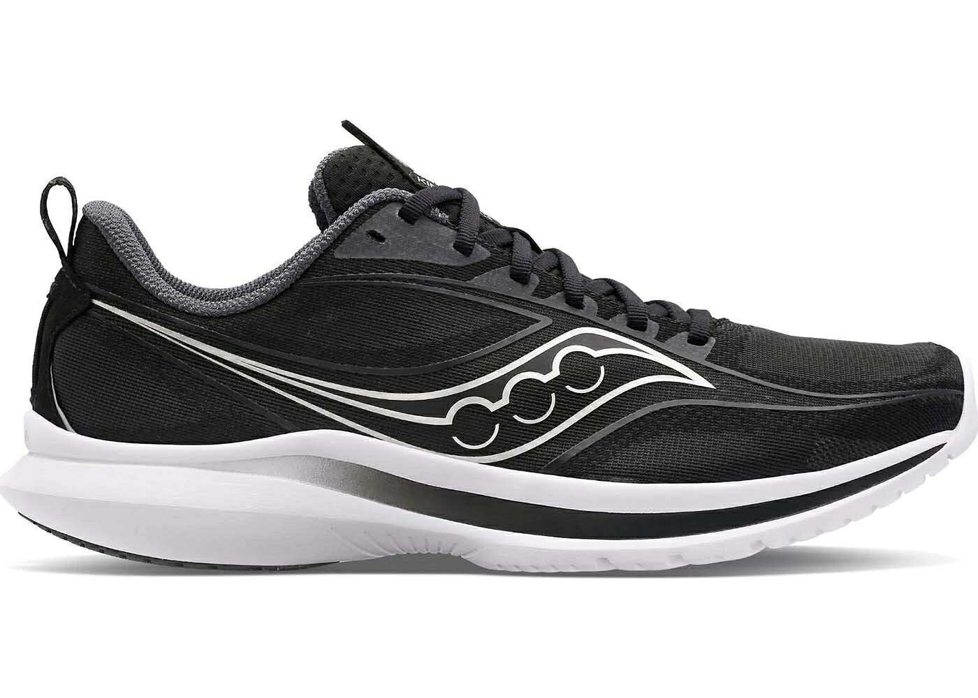 サッカニー サー青二才 黒いこと 黒いこと しろがね色 しろがね色 スニーカー メンズ SAUCONY KINVARA 13 BLACK SILVER / BLACK SILVER