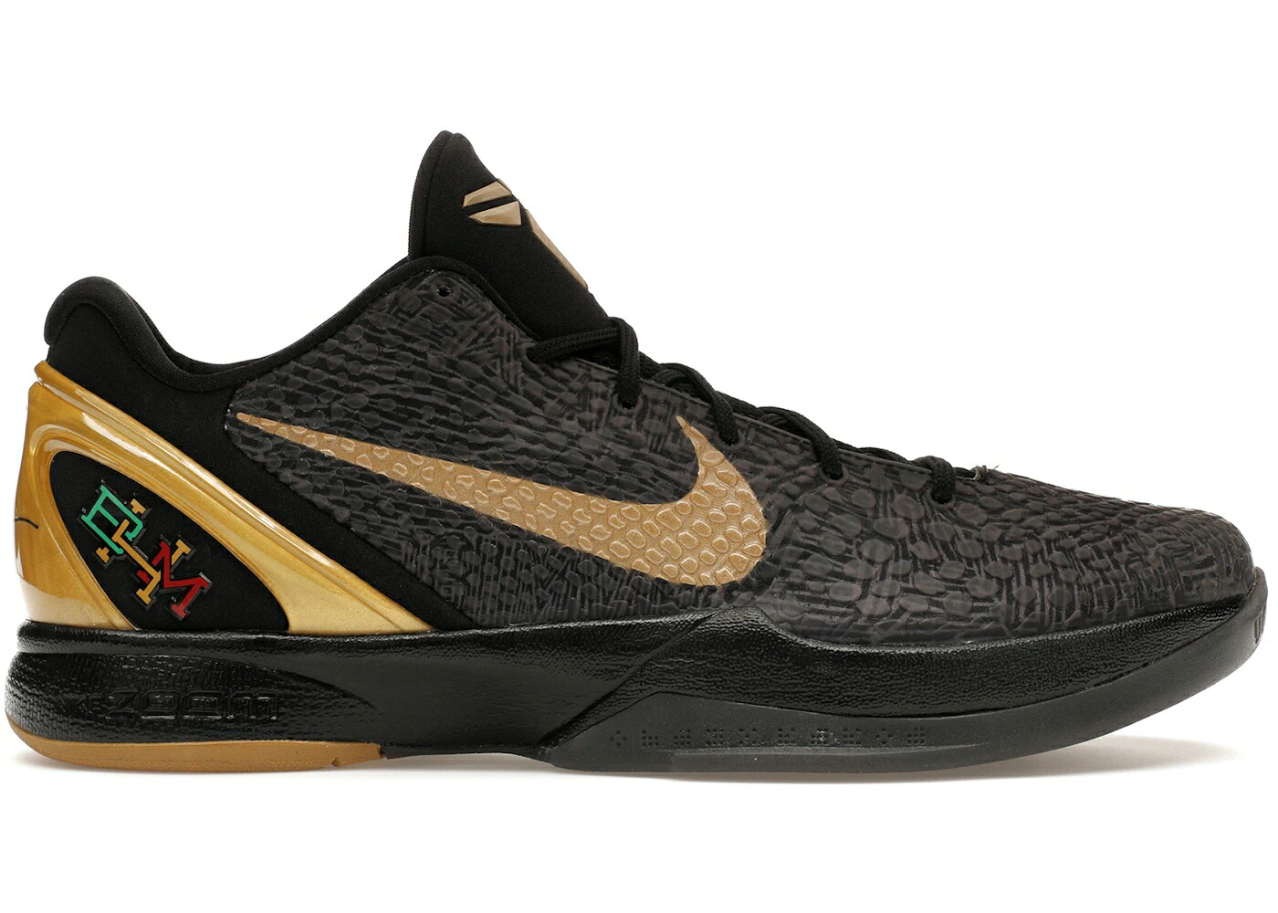 ナイキ コービー 黒いこと 黒いこと ゴールド スニーカー メンズ NIKE KOBE 6 BHM (2011) / BLACK METALLIC GOLD