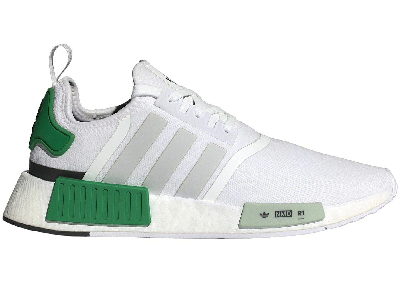アディダス 白いこと 白いこと 薄墨色 薄墨色 緑 緑であること スニーカー メンズ ADIDAS NMD R1 CLOUD WHITE GREY GREEN / CLOUD WHITE GREY ONE GREEN