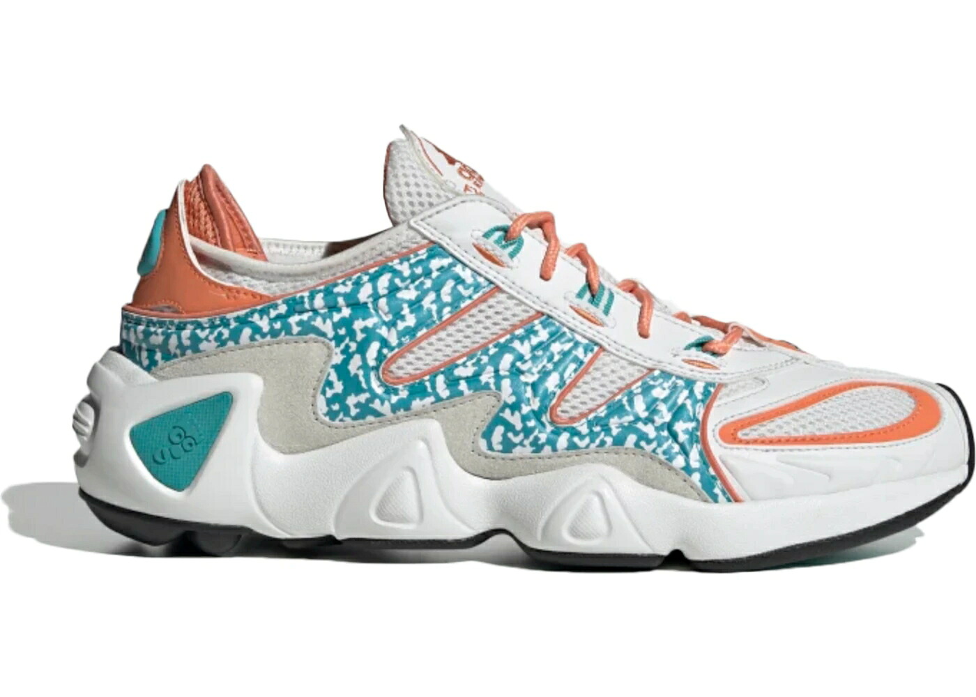 アディダス 白いこと 白いこと アクア スニーカー メンズ ADIDAS FYW S-97 WHITE CORAL / CRYSTAL WHITE HI RES AQUA SEMI