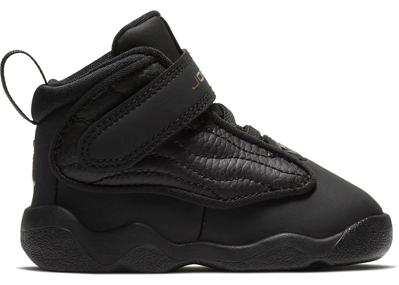 ナイキ ジョーダン 労働者階級 黒いこと 黒いこと ゴールド お坊っちゃん キッズ JORDAN PRO STRONG BLACK GOLD (TD) / BLACK METALLIC GOLD BLACK
