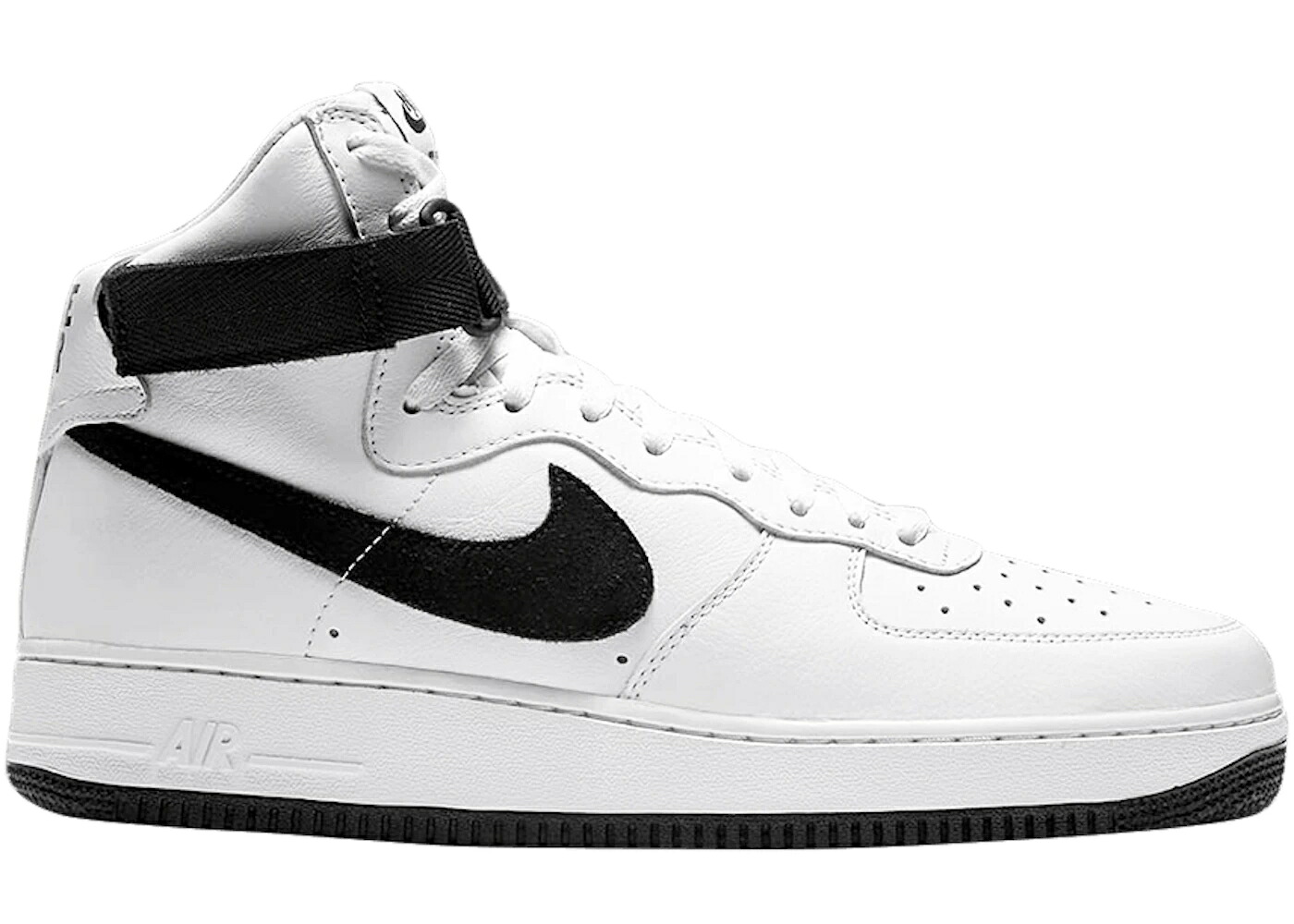 ナイキ ハイ 白色 ホワイト 黒色 ブラック エアフォース スニーカー メンズ NIKE AIR FORCE 1 HIGH RETRO SUMMIT WHITE BLACK / SUMMIT WHITE BLACK｜スニケス
