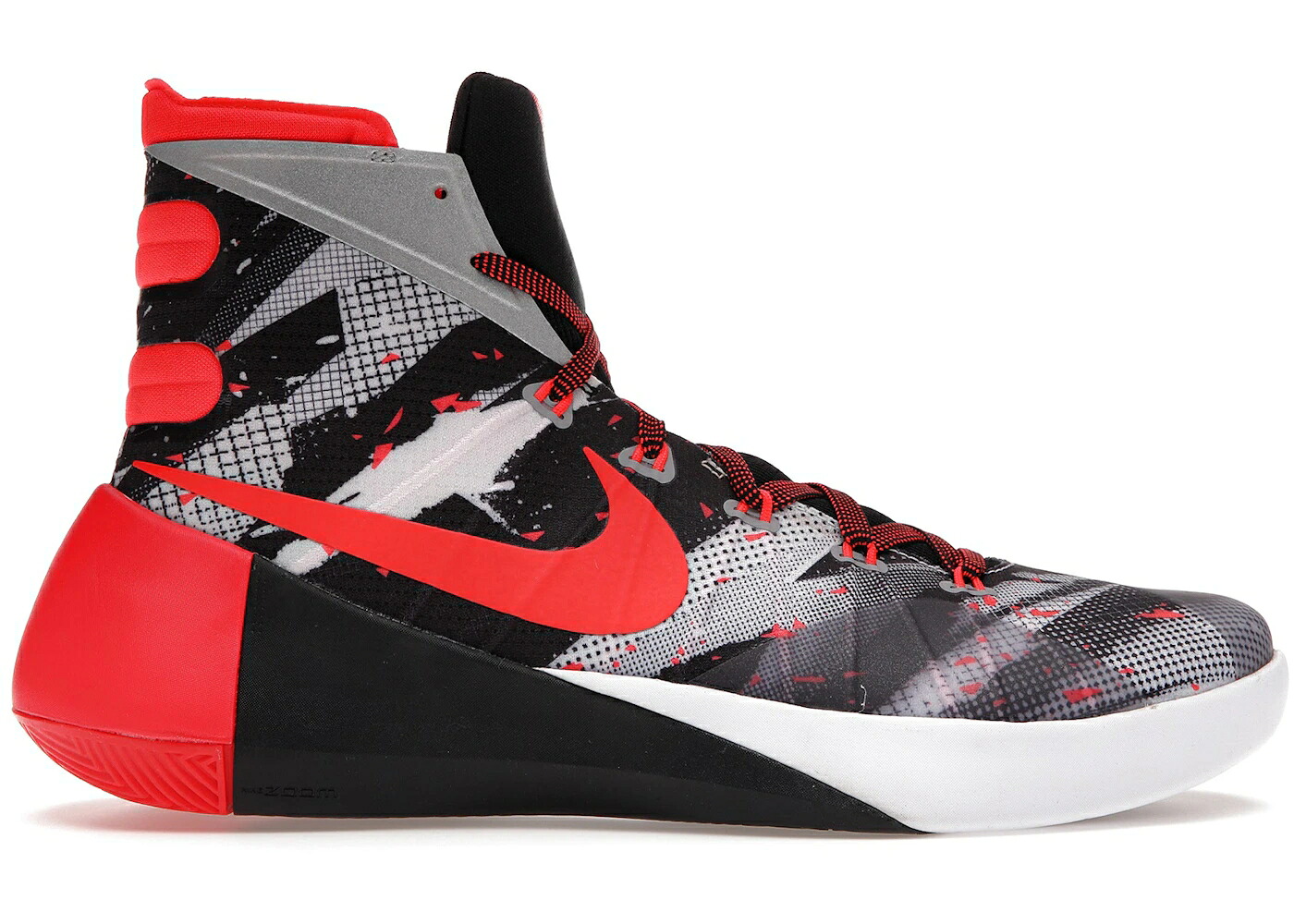 ナイキ ハイパーダンク 白いこと 白いこと クリムゾン 黒いこと 黒いこと スニーカー メンズ NIKE HYPERDUNK 2015 WHITE BRIGHT CRIMSON BLACK / WHITE BRIGHT CRIMSON BLACK