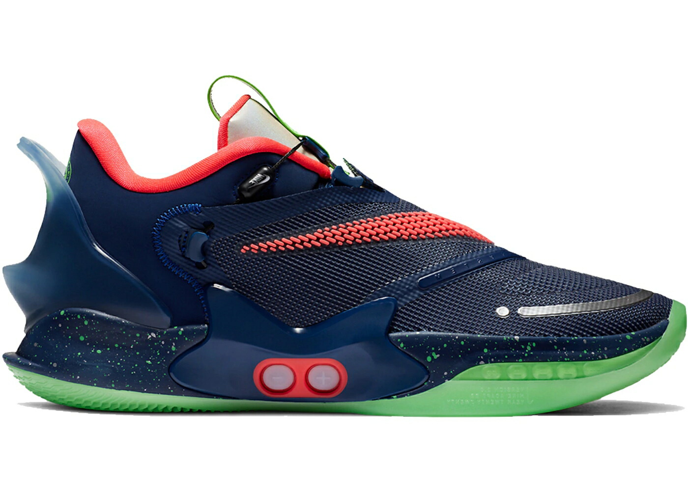 ナイキ アダプト 青碧 青碧 さくら色 緑 緑であること 2.0 スニーカー メンズ NIKE ADAPT BB PLANET OF HOOPS NERF (US CHARGER) / BLUE PINK GREEN