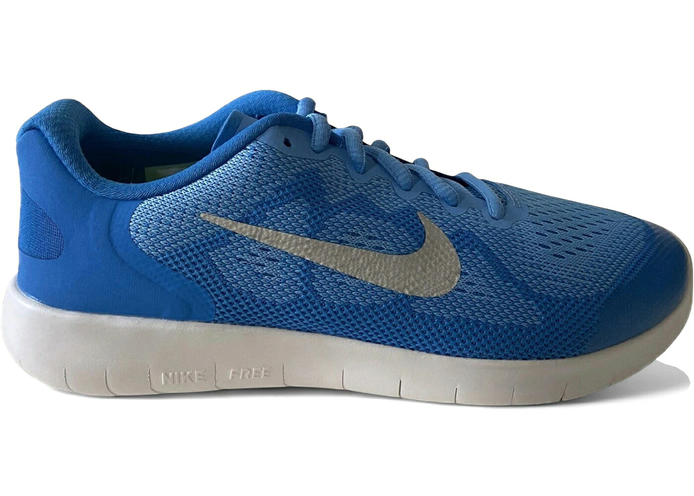 ナイキ 無償性 青み 青色 お坊っちゃん キッズ NIKE FREE RN 2017 UNIVERSITY BLUE (GS) / UNIVERSITY BLUE もの言う花 マタニティ スニーカー