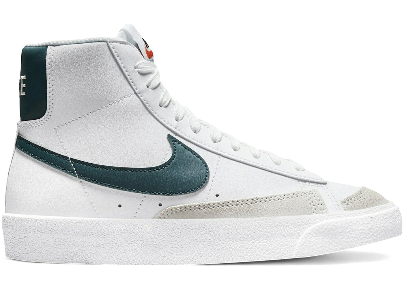 ナイキ ブレイザー ミッド 白いこと 白いこと 緑 緑であること \u002777 お坊っちゃん キッズ NIKE BLAZER MID WHITE DARK TEAL GREEN (GS) / WHITE DARK TEAL GREEN もの言う花 マタニティ スニーカー