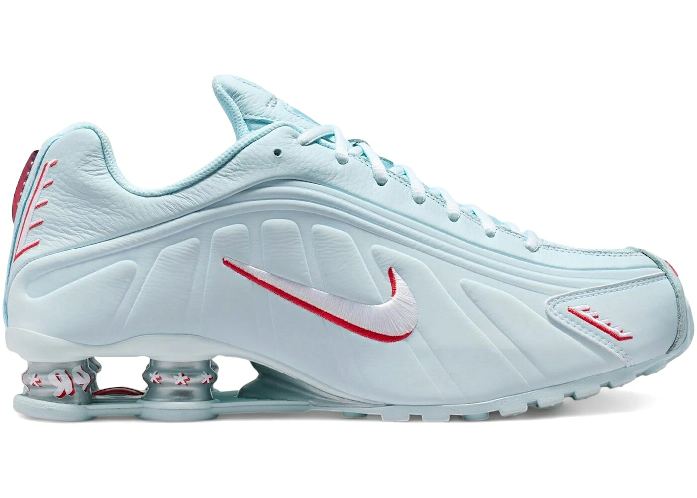 ナイキ ショックス 青碧 青碧 白いこと 白いこと スニーカー メンズ NIKE SHOX R4 PUERTO RICO / GLACIER BLUE WHITE UNIVERSITY