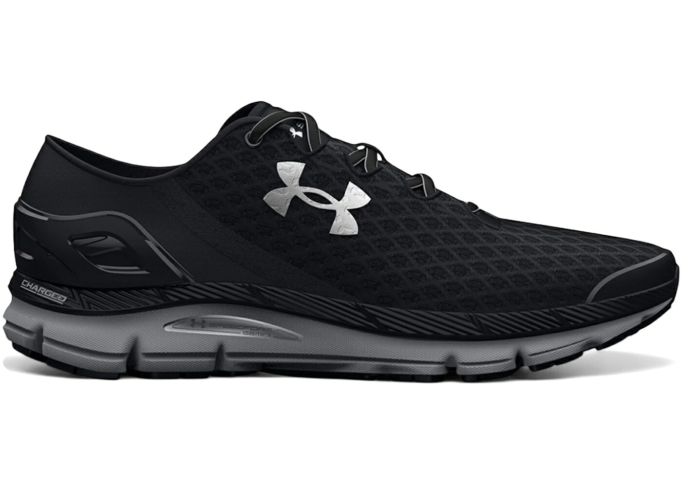 黒いこと 黒いこと しろがね色 しろがね色 薄墨色 薄墨色 アンダーアーマー スニーカー メンズ UNDER ARMOUR UNDER ARMOUR SPEEDFORM GEMINI BLACK METALLIC SILVER / BLACK MOD GREY METALLIC SILVER