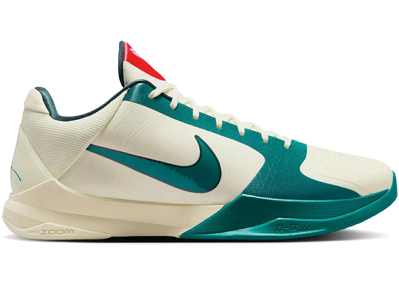 ナイキ コービー 労働者階級トロ スニーカー メンズ NIKE KOBE 5 PROTRO CAITLIN CLARK COCONUT MILK SPRUCE / COCONUT MILK BRIGHT SPRUCE