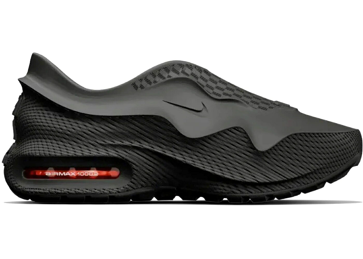 ナイキ マックス 黒いこと 黒いこと クリムゾン エア湖マックス 1000.2 スニーカー メンズ NIKE AIR MAX BLACK HYPER CRIMSON / BLACK HYPER CRIMSON