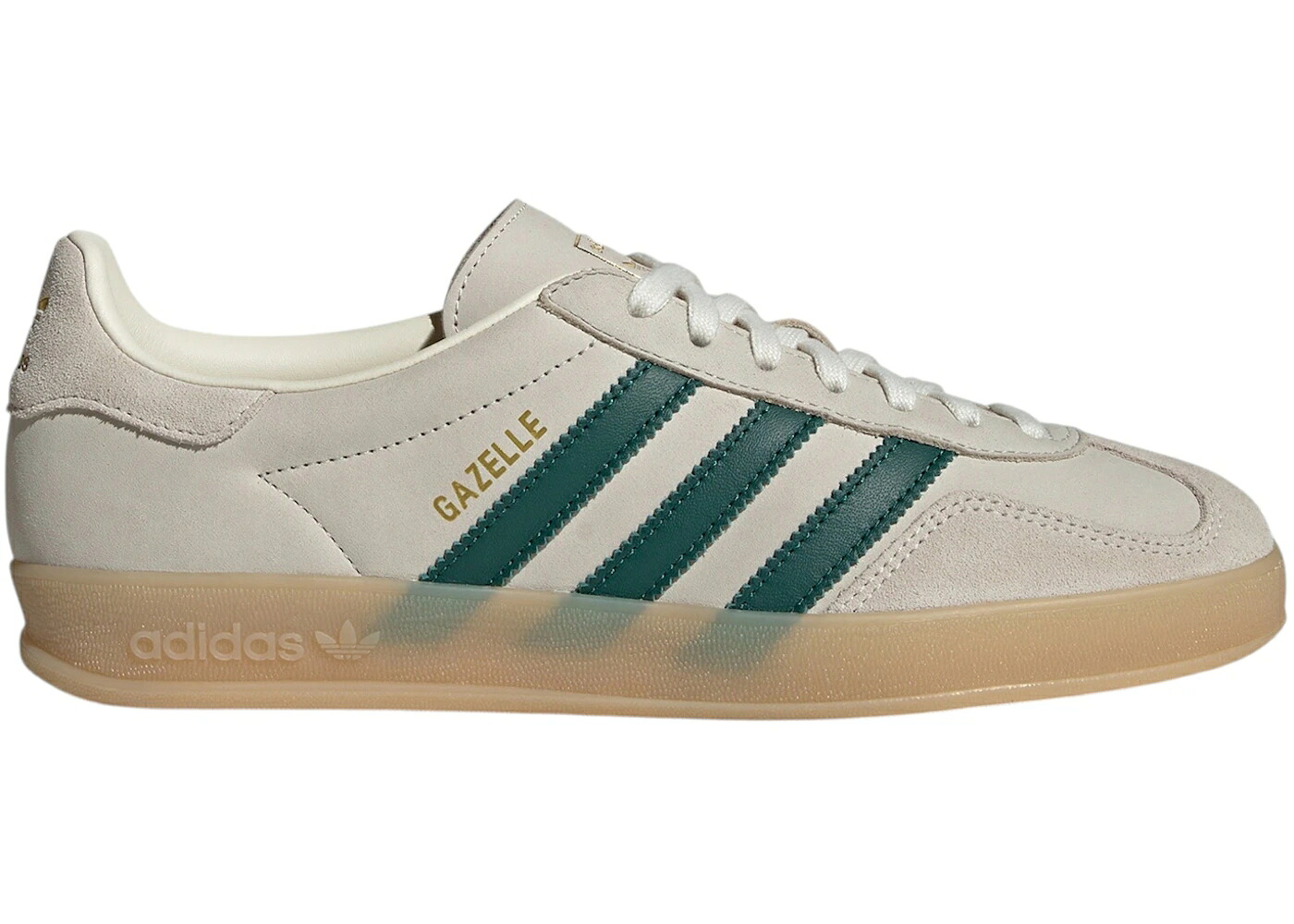 アディダス ガゼル 皮膚軟化剤 白いこと 白いこと 緑 緑であること スニーカー メンズ ADIDAS GAZELLE INDOOR CREAM WHITE GREEN GUM / CREAM WHITE COLLEGIATE GREEN GUM
