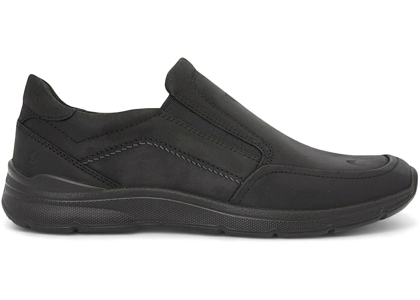 エコー アービング スリッポン 黒色 ブラック スニーカー メンズ ECCO IRVING SLIP-ON BLACK NUBUCK /|スニケス