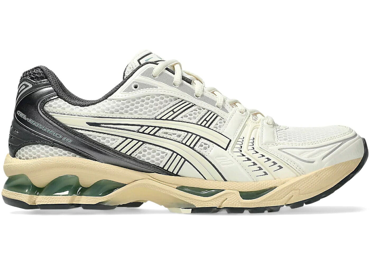 アシックス 皮膚軟化剤 薄墨色 薄墨色 スニーカー メンズ ASICS GEL-KAYANO 14 CREAM OBSIDIAN GREY / CREAM OBSIDIAN GREY