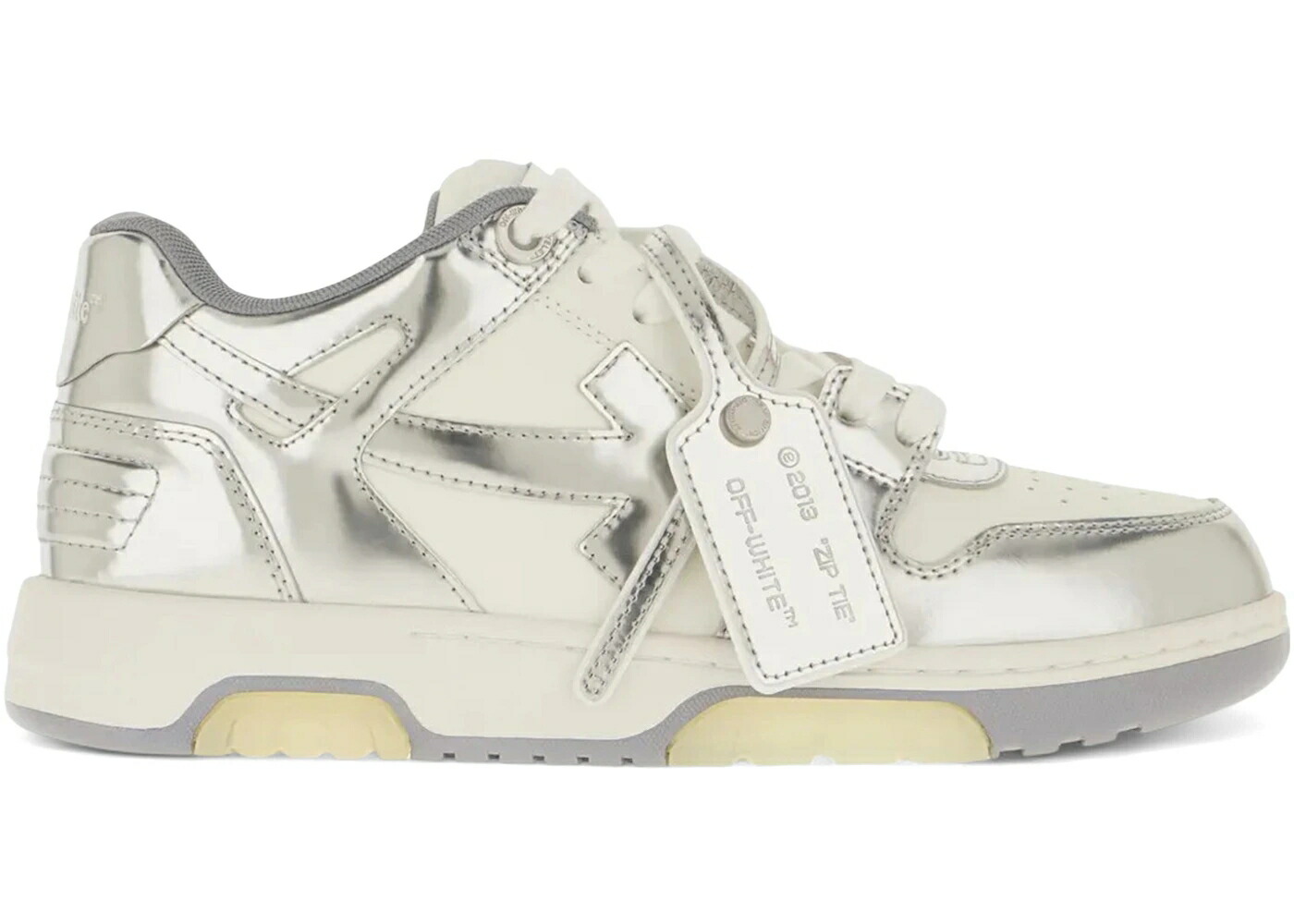 象牙色 白いこと 白いこと しろがね色 しろがね色 WOMEN\u0027S スニーカー レディース OFF-WHITE OUT OF OFFICE OOO LOW TOPS WHITE SILVER (WOMEN\u0027S) / WHITE SILVER