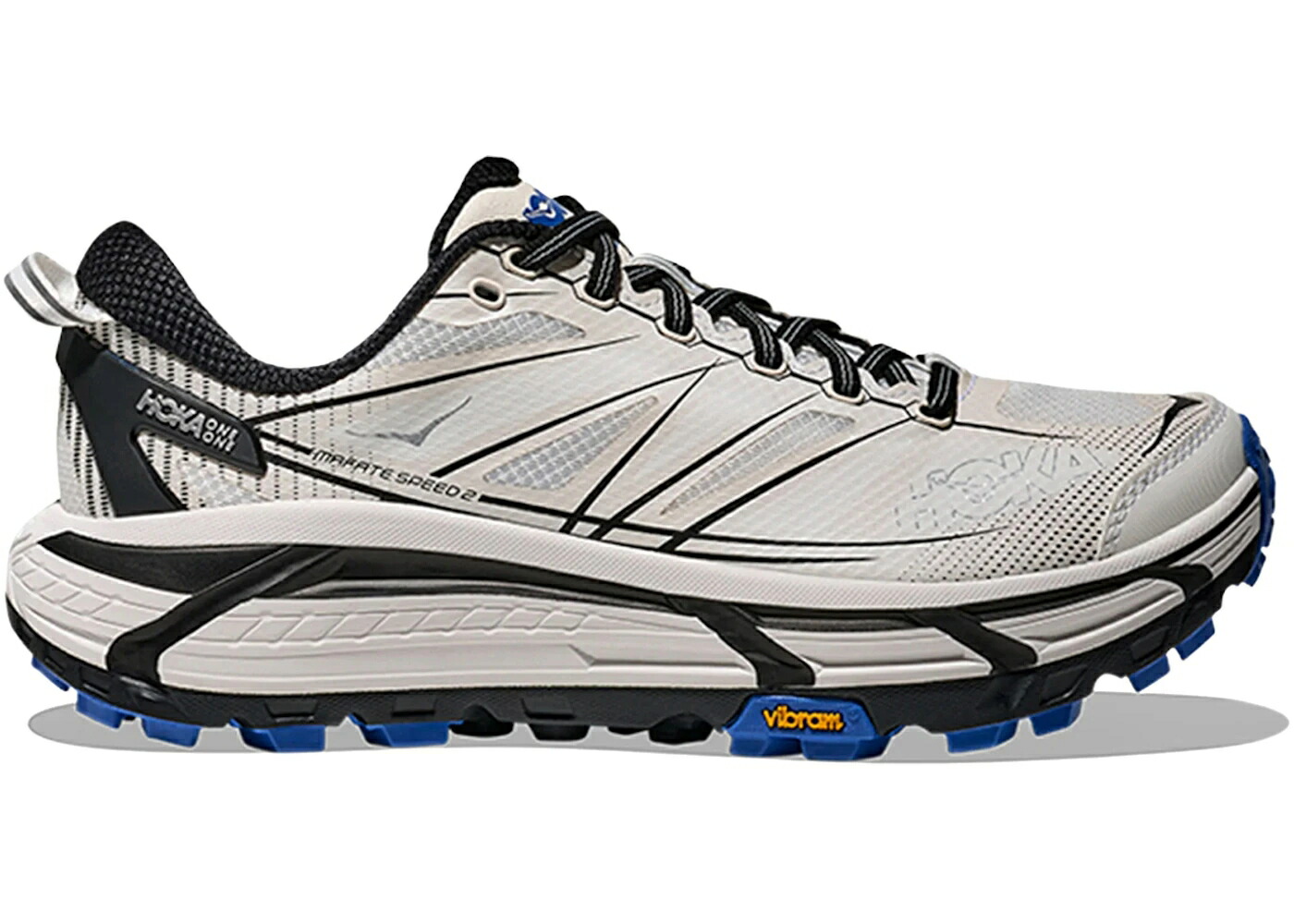 ホカオネオネ 素早さ 白いこと 白いこと 青碧 青碧 スニーカー メンズ HOKA ONE ONE HOKA ONE MAFATE SPEED 2 WHITE COBALT BLUE / WHITE COBALT BLUE