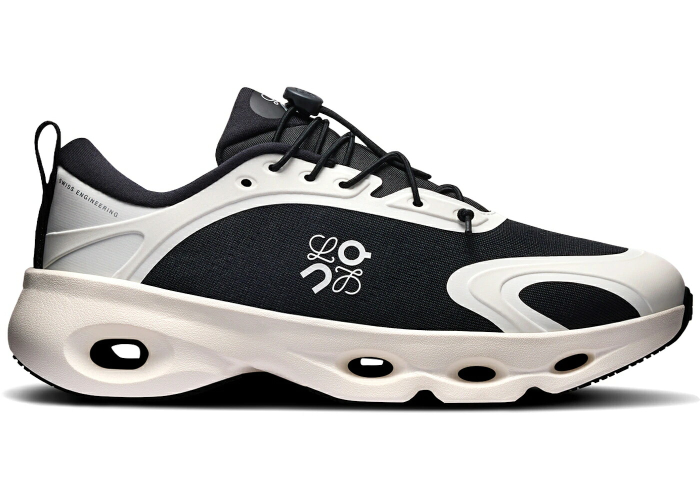 オン 黒色 ブラック WOMEN'S スニーカー レディース ON RUNNING CLOUDSOLO LOEWE BLACK EGGSHELL (WOMEN'S) / BLACK EGGSHELL｜スニケス