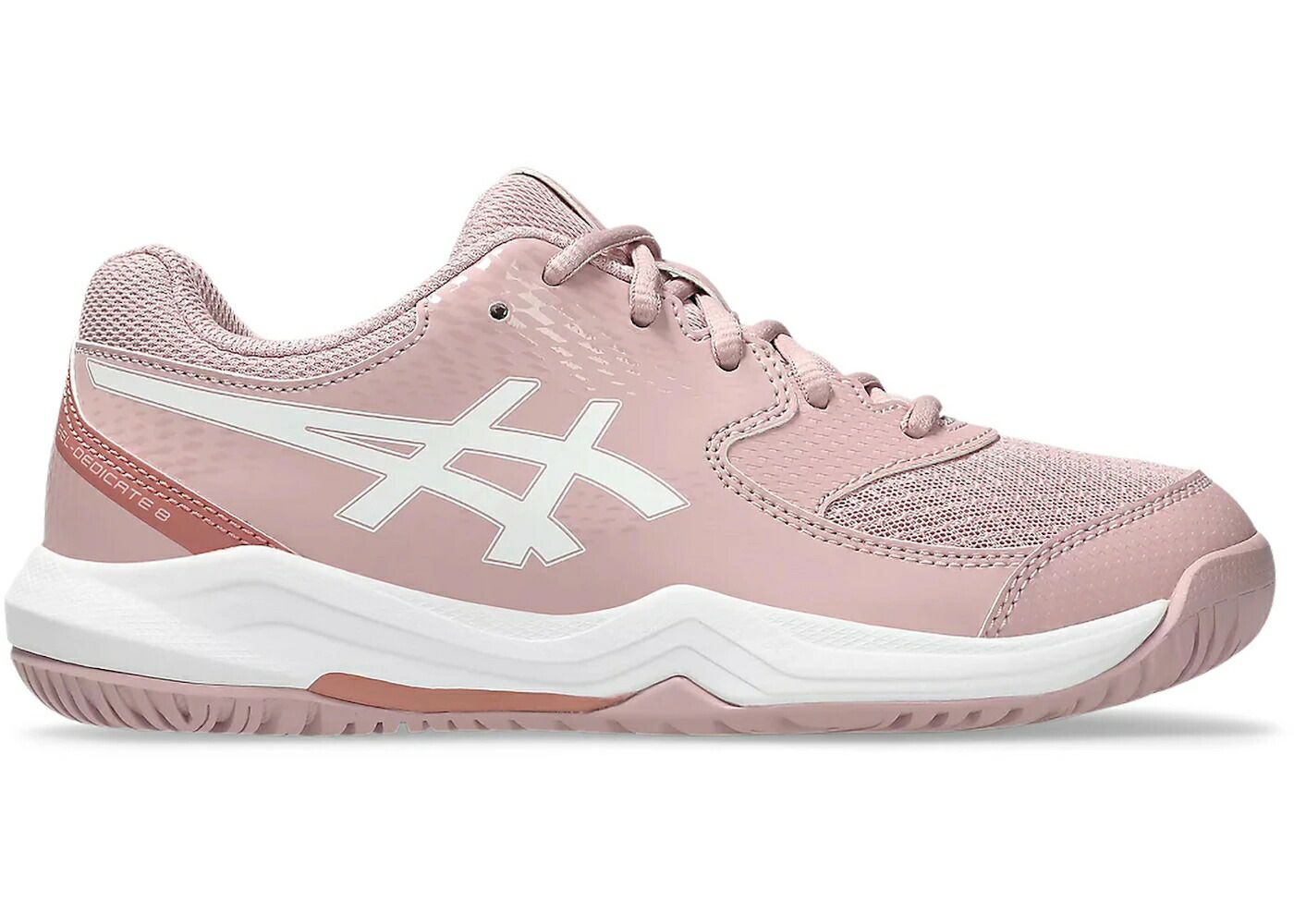 アシックス 白いこと 白いこと お坊っちゃん キッズ ASICS GEL-DEDICATE 8 MORGANITE WHITE (GS) / MORGANITE WHITE もの言う花 マタニティ スニーカー