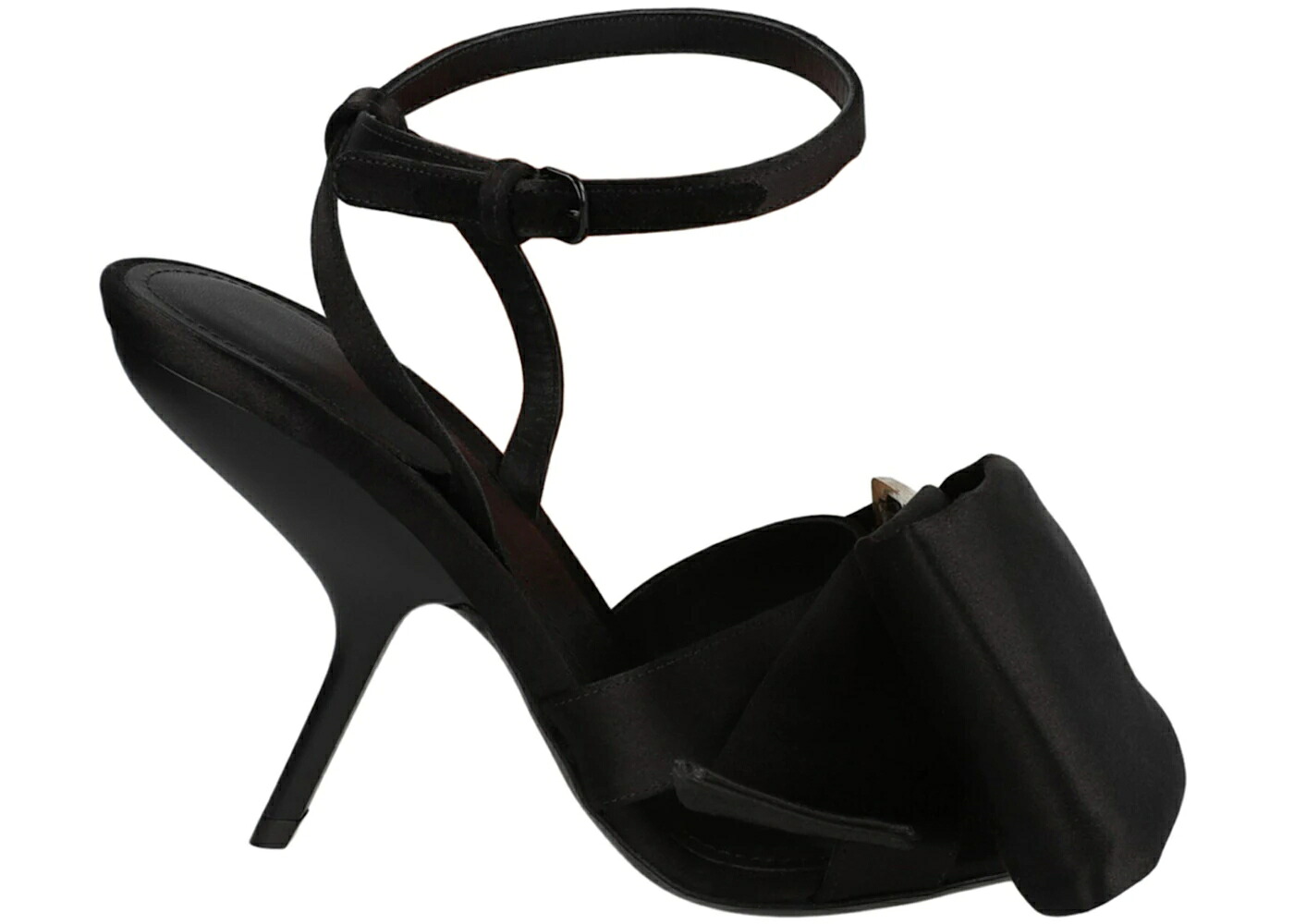 繻子 サンダル 黒いこと 黒いこと WOMEN\u0027S スニーカー レディース FERRAGAMO HELENA X5 SATIN SANDALS BLACK (WOMEN\u0027S) /