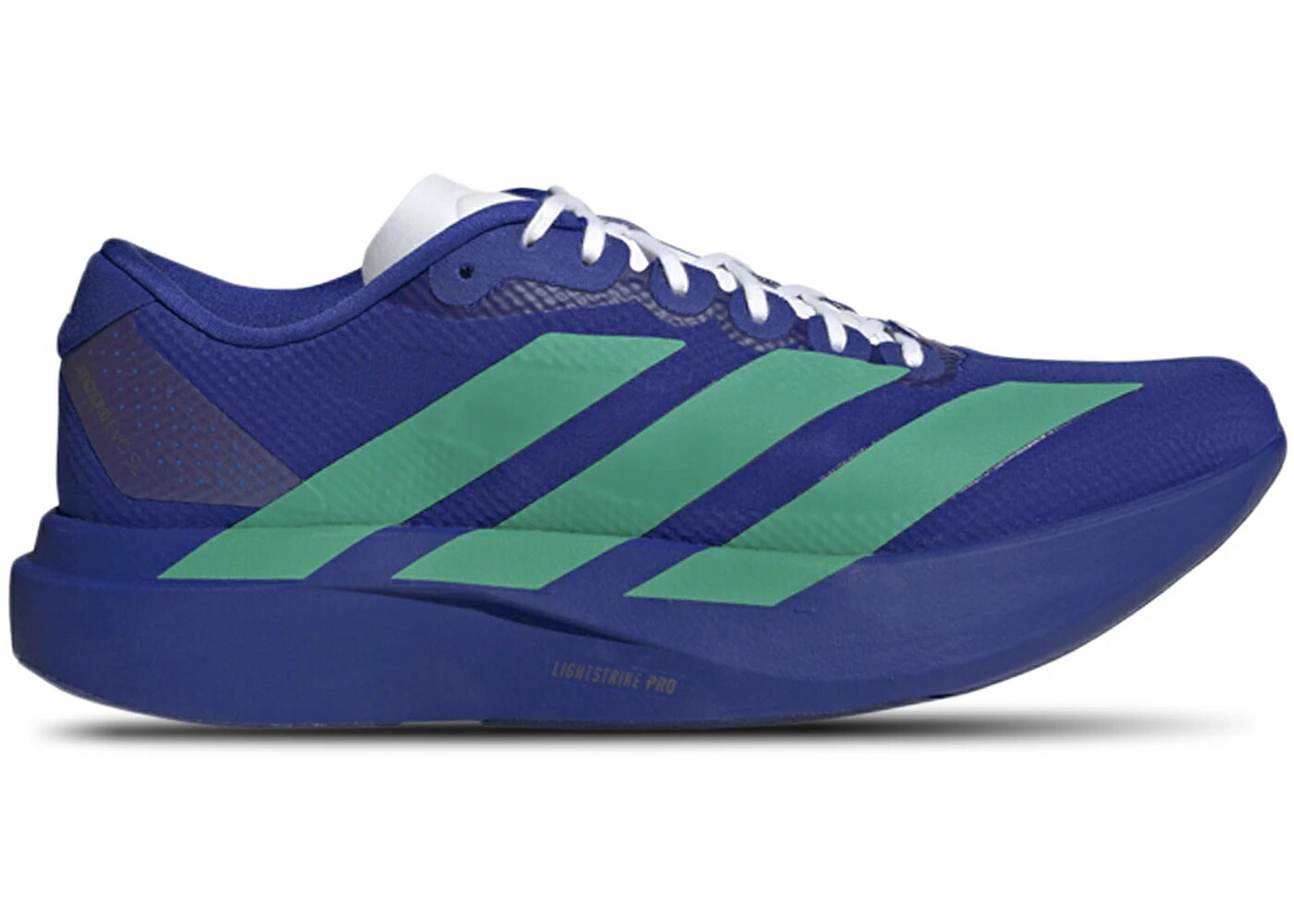 アディダス アディゼロ 青碧 青碧 厚地の外套 緑 緑であること 赤 赤いこと スニーカー メンズ ADIDAS ADIZERO EVO SL LUCID BLUE COURT GREEN RED / LUCID BLUE COURT GREEN LUCID RED