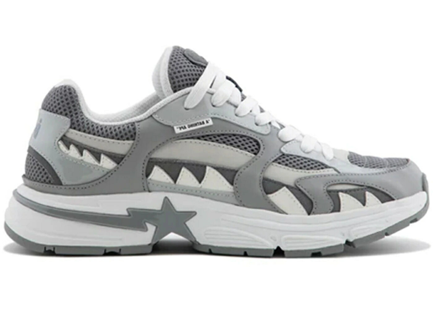 ベイプ シャーク 薄墨色 薄墨色 薄墨色 #3 スニーカー メンズ BAPE A BATHING APE SHARK STA GRAY DARK / GRAY DARK GRAY