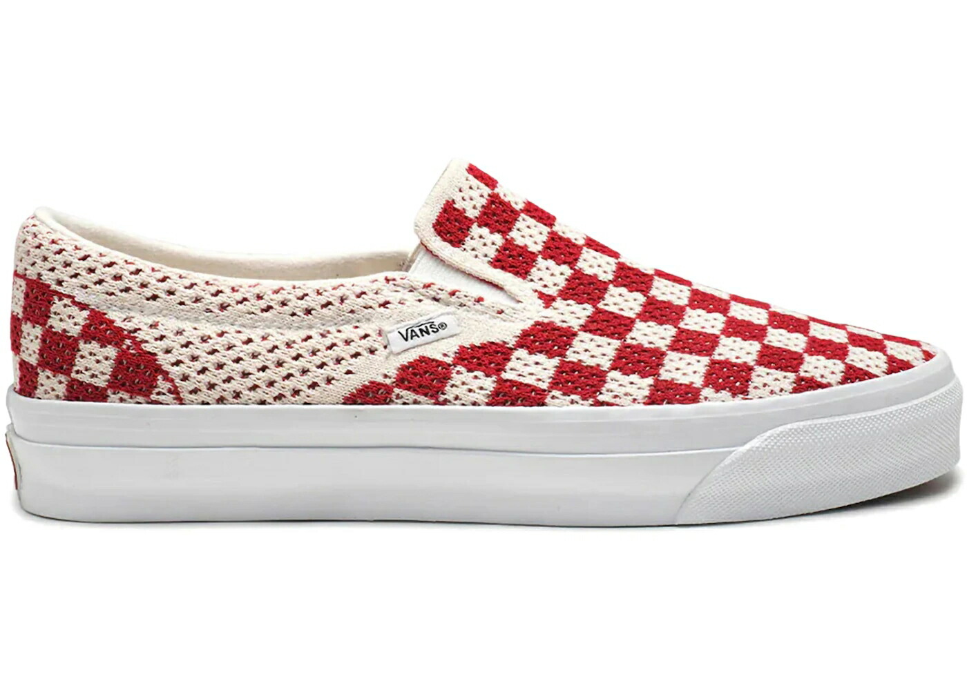 ヴァンズ バンズ 古典派音楽 スリッポン 赤 赤いこと スニーカー メンズ VANS LX CLASSIC SLIP-ON 98 EK CHECKERBOARD RED MARSHMALLOW / RED MARSHMALLOW