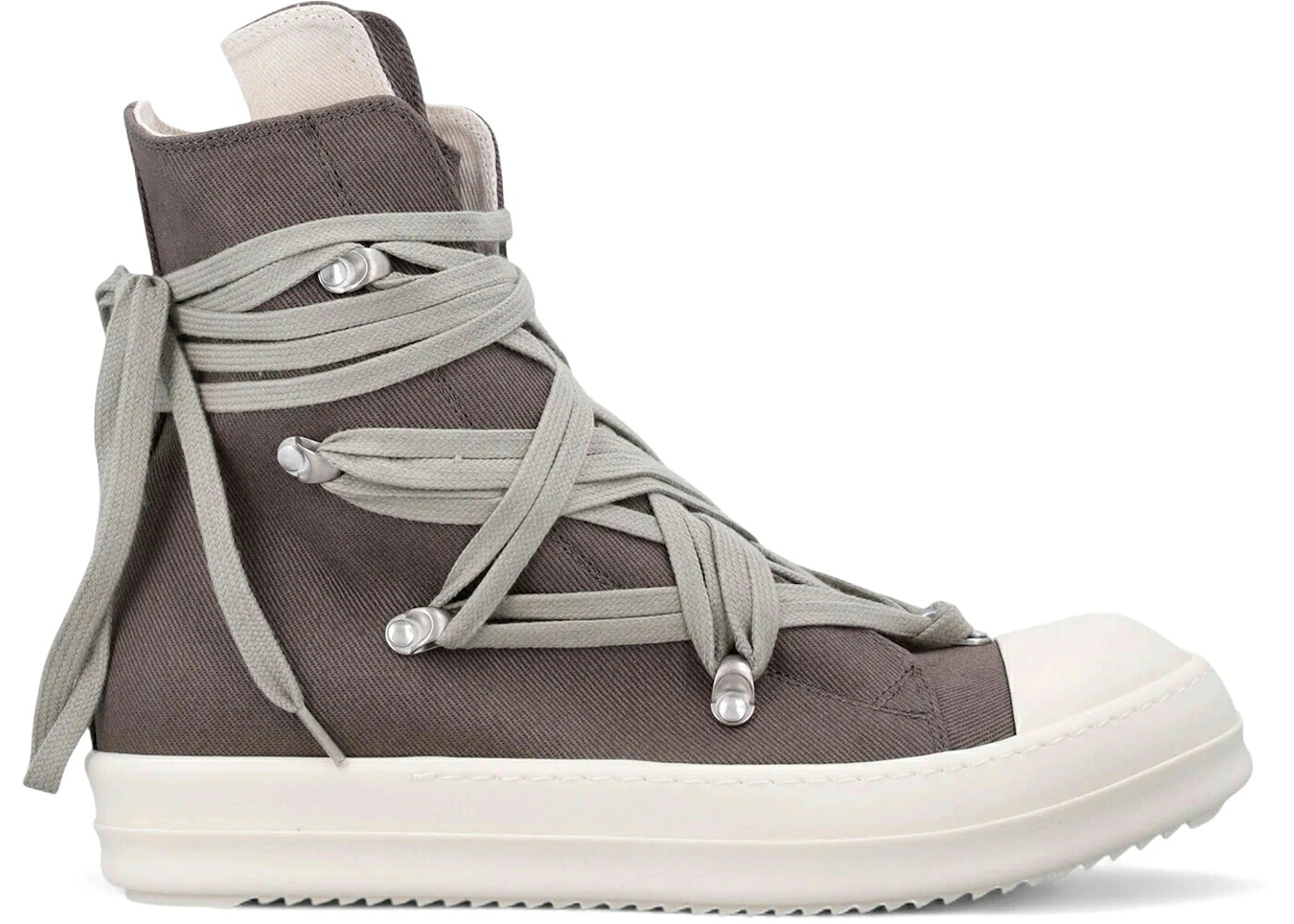 リックオウエンス テンプル スニーカー メンズ RICK OWENS RICK OWENS DRKSHDW TEMPLE MEGALACE SNEAKS DARK DUST MILK / DARK DUST MILK MILK