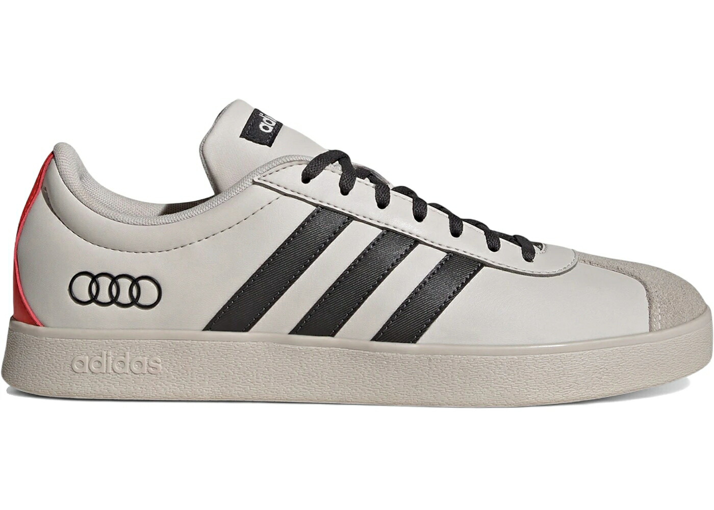 アディダス 厚地の外套 野球クラブ パール 黒いこと 黒いこと スニーカー メンズ ADIDAS VL COURT AUDI REVOLUT F1 TEAM CHALK PEARL BLACK / CHALK PEARL UTILITY BLACK HI RES