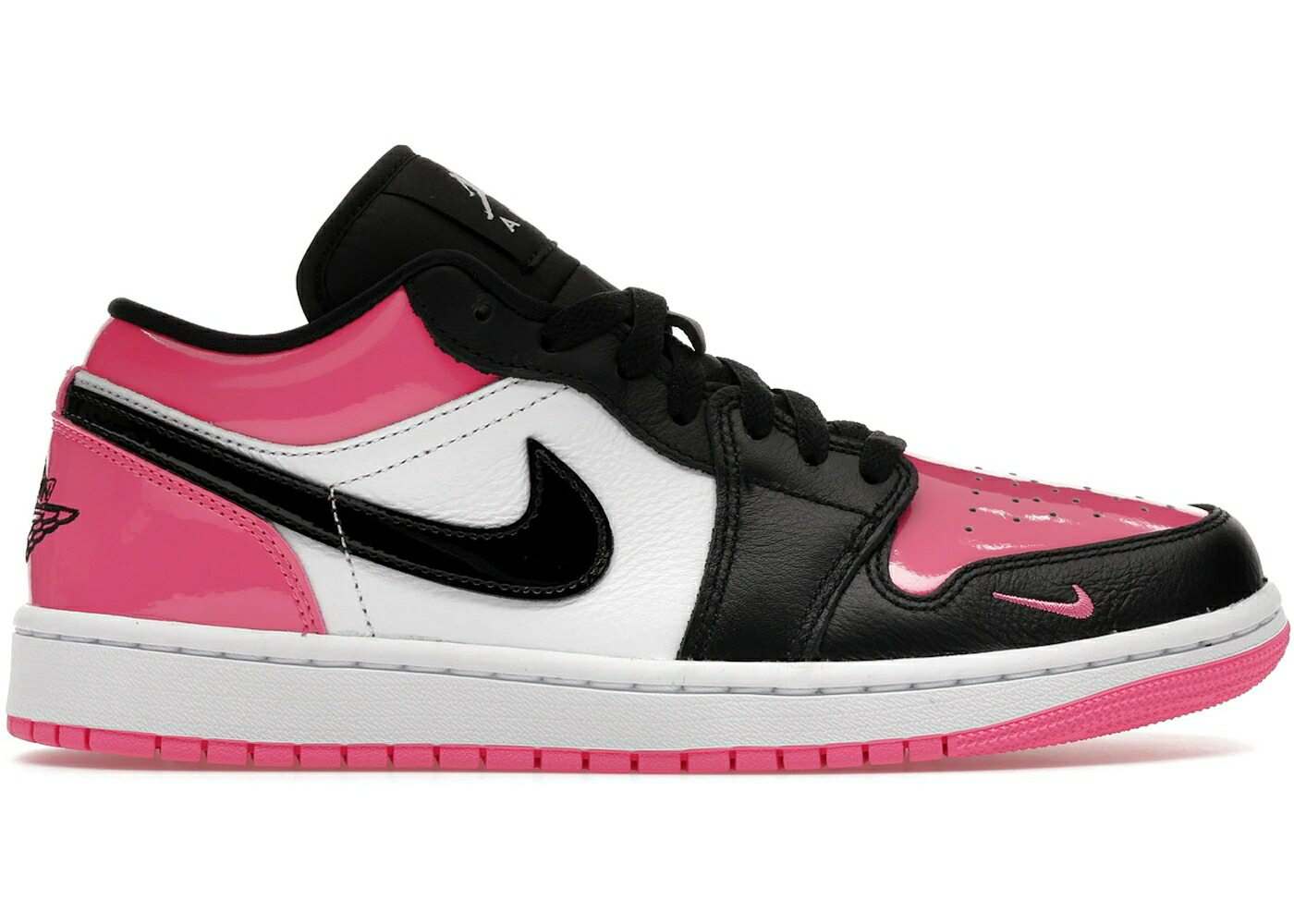 ナイキ ジョーダン 黒いこと 黒いこと 専売特許 白いこと 白いこと WOMEN\u0027S スニーカー レディース JORDAN 1 LOW SE BLACK PINKSICLE PATENT (WOMEN\u0027S) / PINKSICLE WHITE BLACK